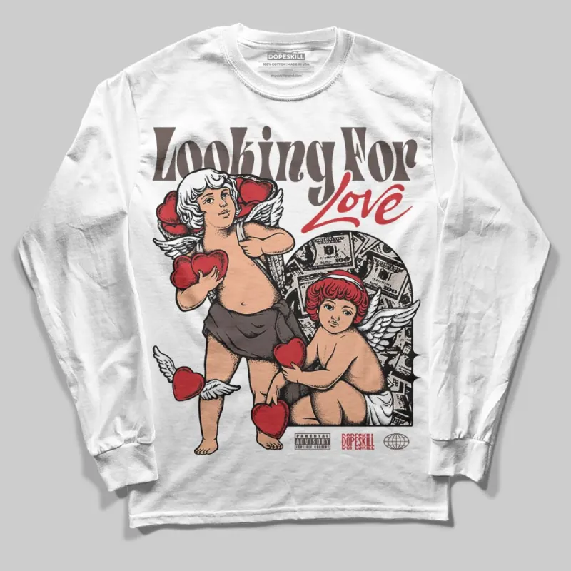 Samba OG White Better Scarlet DopeSkill Long Sleeve T-Shirt Looking For Love Graphic sold by DopeSkill