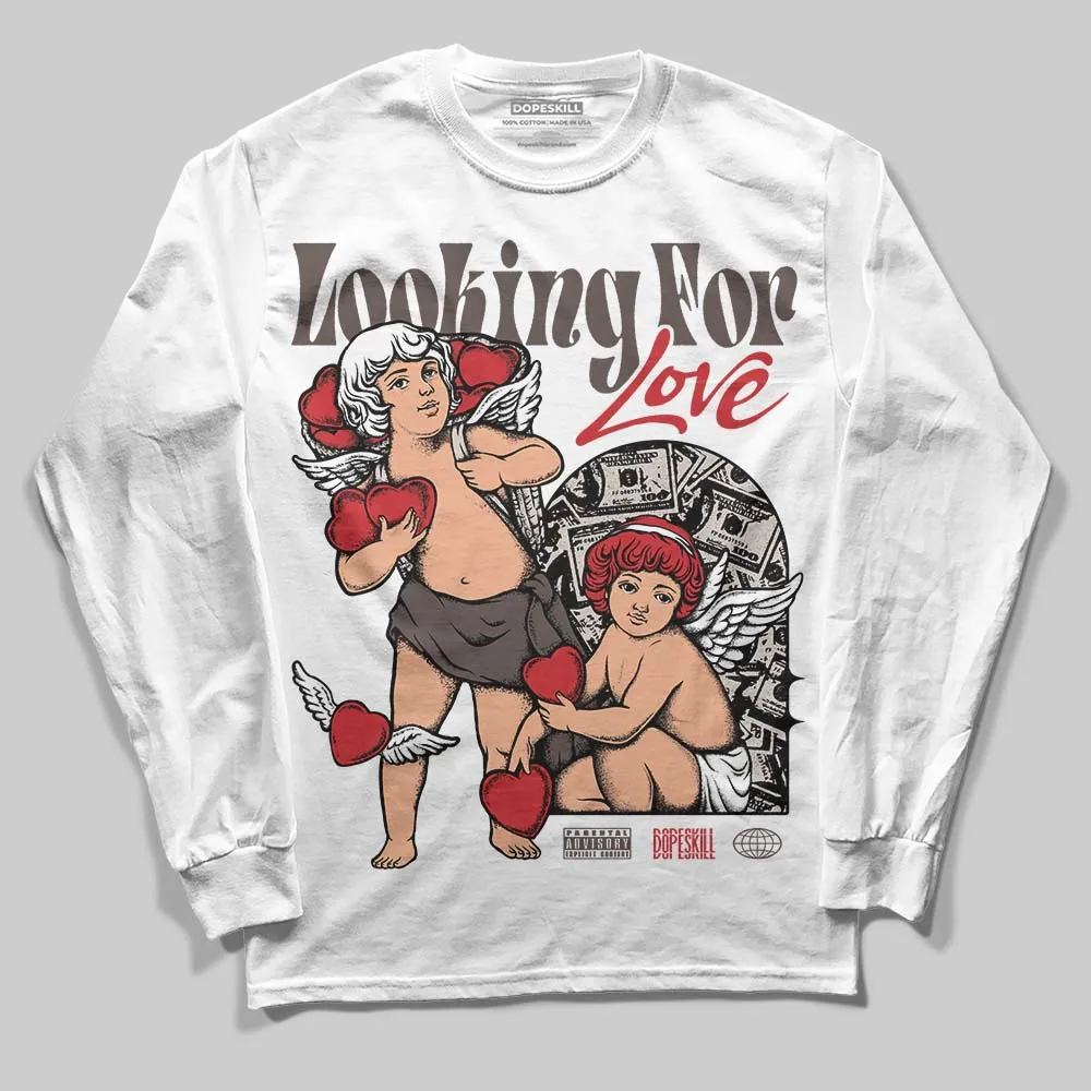 Samba OG White Better Scarlet DopeSkill Long Sleeve T-Shirt Looking For Love Graphic sold by DopeSkill