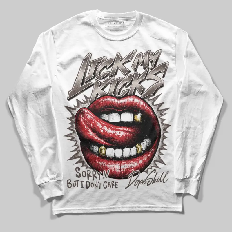 Samba OG White Better Scarlet DopeSkill Long Sleeve T-Shirt Lick My Kicks Graphic sold by DopeSkill