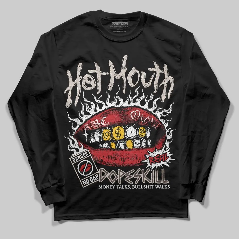 Samba OG White Better Scarlet DopeSkill Long Sleeve T-Shirt Hot Mouth Graphic sold by DopeSkill product image thumbnail 2