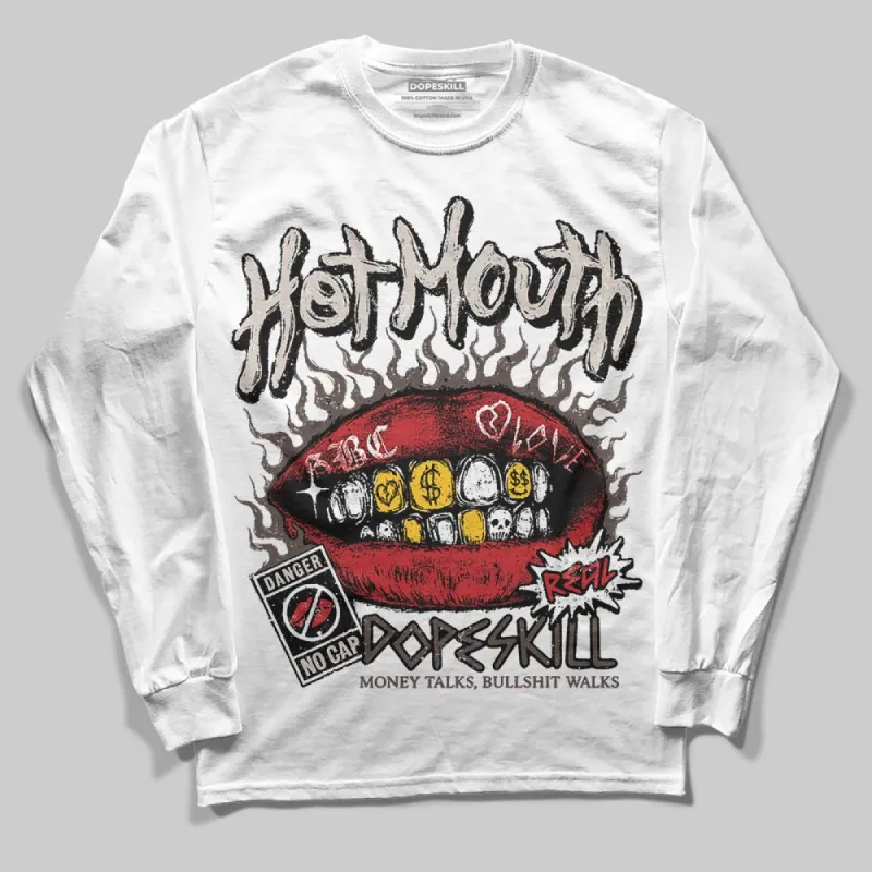 Samba OG White Better Scarlet DopeSkill Long Sleeve T-Shirt Hot Mouth Graphic sold by DopeSkill