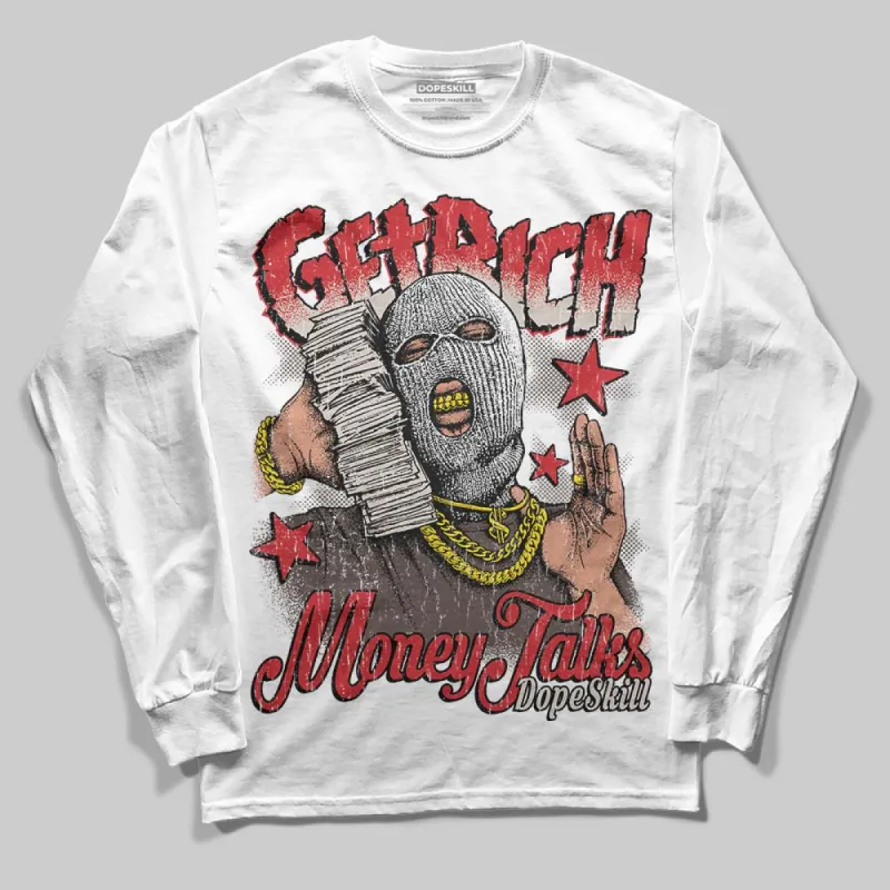Samba OG White Better Scarlet DopeSkill Long Sleeve T-Shirt Get Rich Graphic sold by DopeSkill