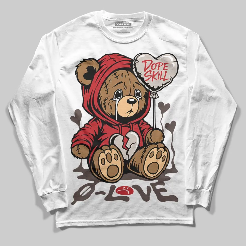 Samba OG White Better Scarlet DopeSkill Long Sleeve T-Shirt Broken Bear Graphic sold by DopeSkill
