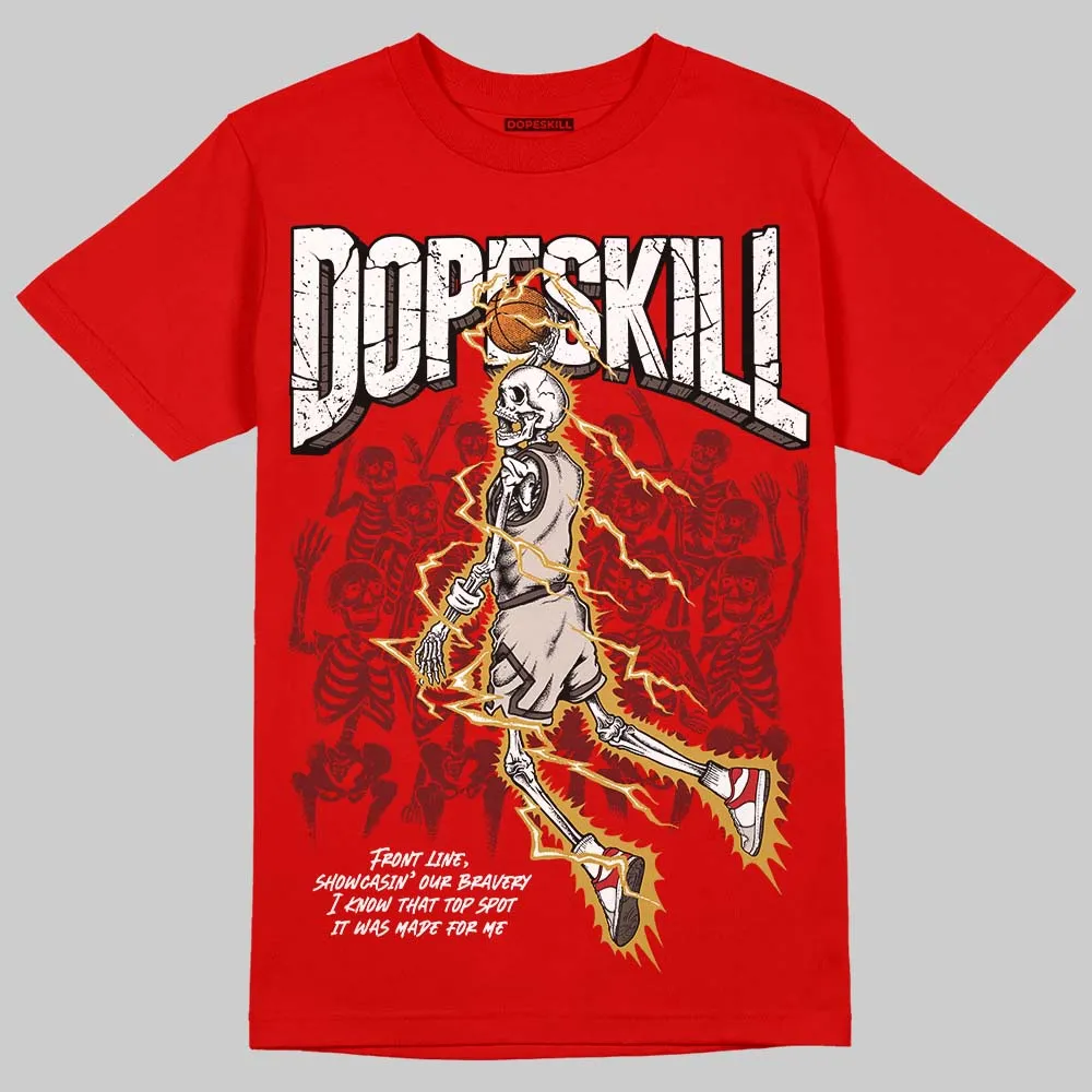 Samba OG White Better Scarlet DopeSkill T-Shirt Thunder Dunk Graphic sold by DopeSkill product image thumbnail 3