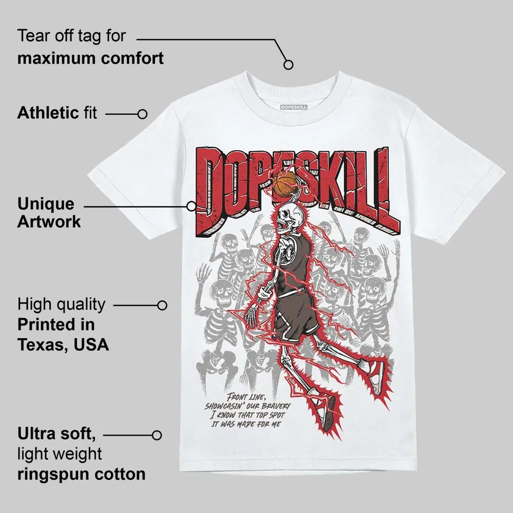 Samba OG White Better Scarlet DopeSkill T-Shirt Thunder Dunk Graphic sold by DopeSkill product image thumbnail 4