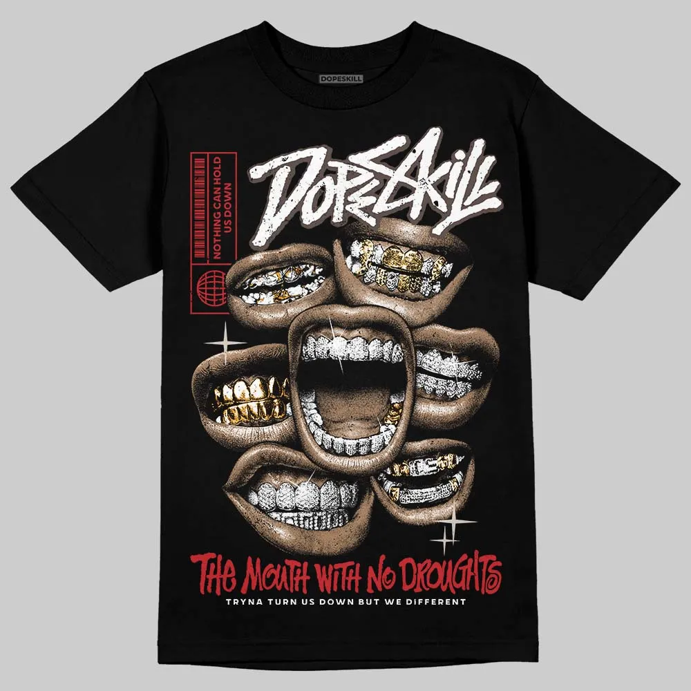Samba OG White Better Scarlet DopeSkill T-Shirt The Mouth With No Droughts Graphic sold by DopeSkill product image thumbnail 2