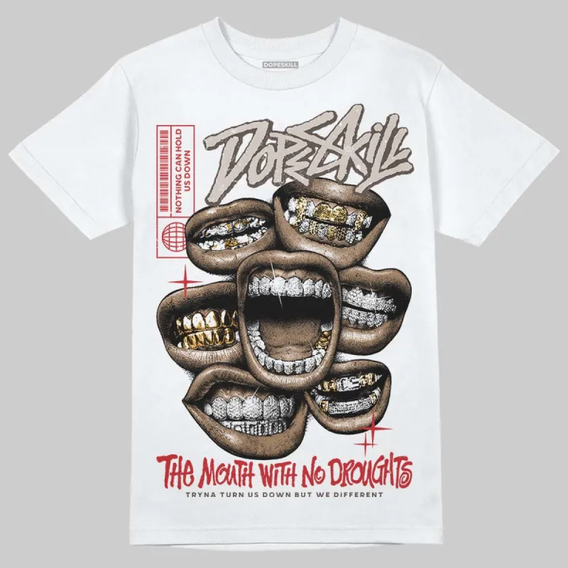 Samba OG White Better Scarlet DopeSkill T-Shirt The Mouth With No Droughts Graphic sold by DopeSkill