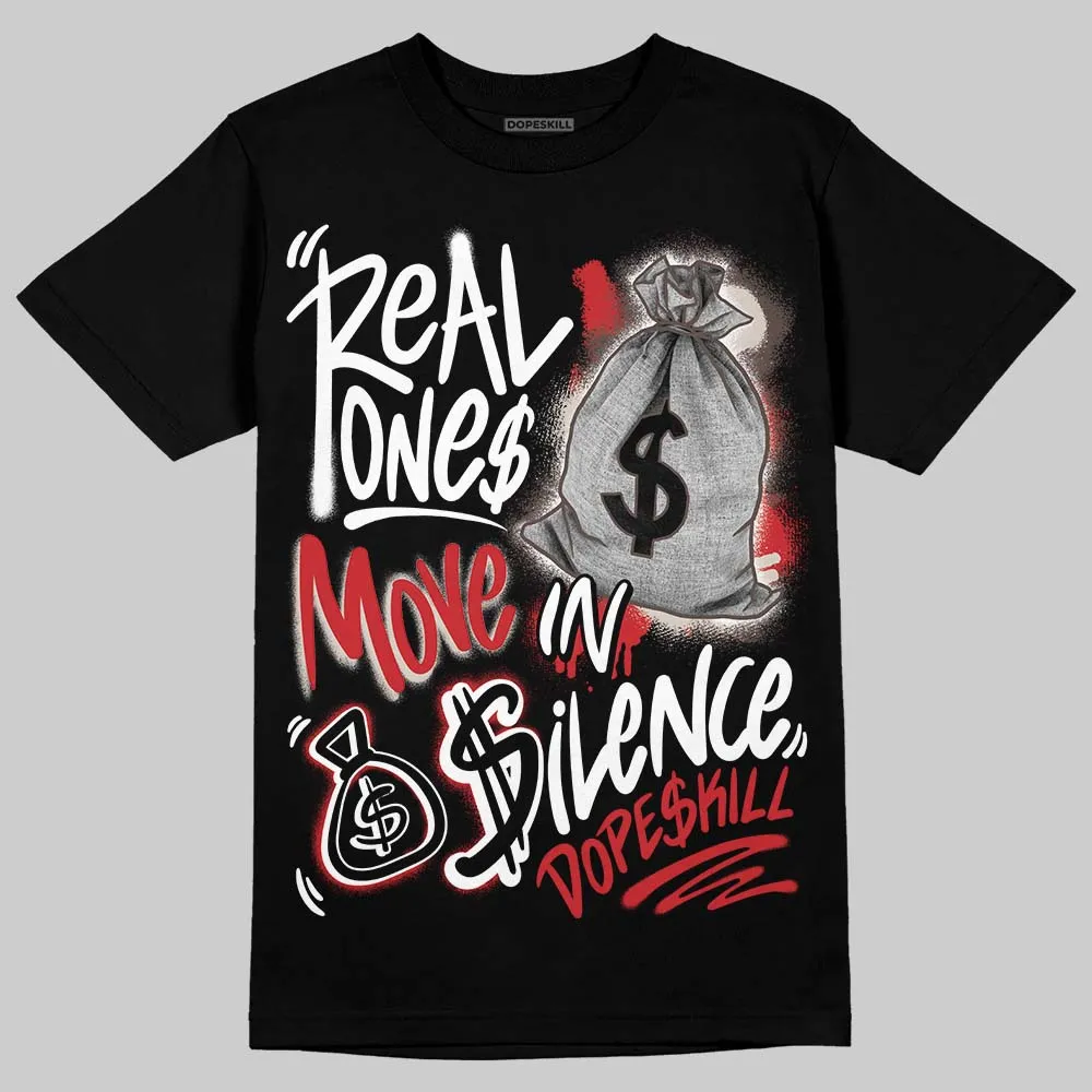 Samba OG White Better Scarlet DopeSkill T-Shirt Real Ones Move In Silence Graphic sold by DopeSkill product image thumbnail 2