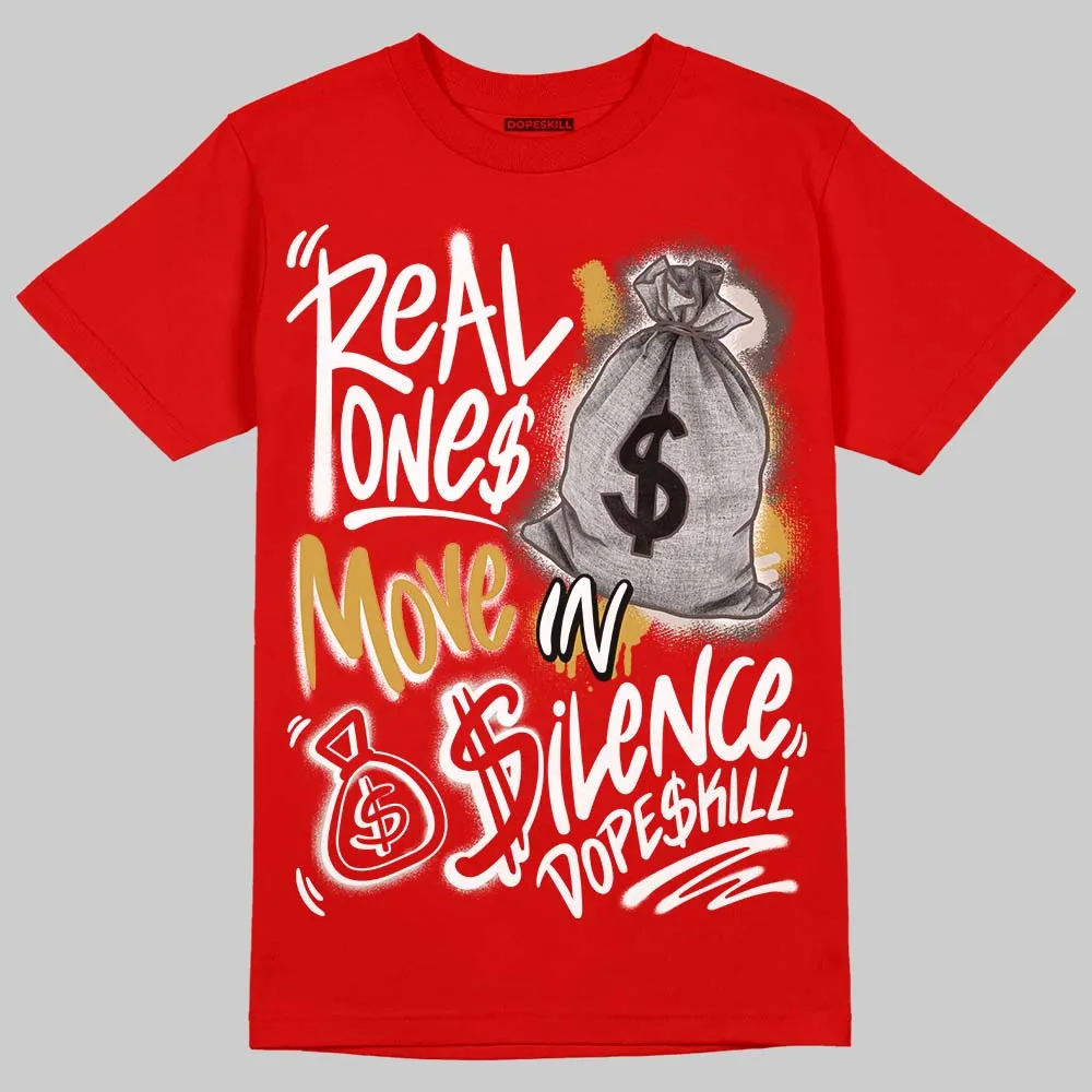 Samba OG White Better Scarlet DopeSkill T-Shirt Real Ones Move In Silence Graphic sold by DopeSkill product image thumbnail 3