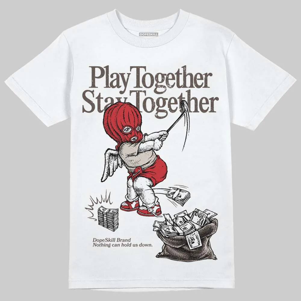 Samba OG White Better Scarlet DopeSkill T-Shirt Play together, Stay together Graphic sold by DopeSkill