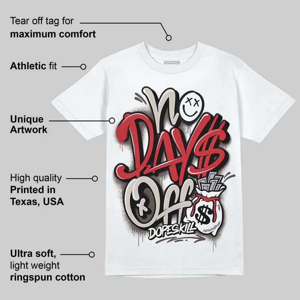 Samba OG White Better Scarlet DopeSkill T-Shirt No Days Off Graphic sold by DopeSkill product image thumbnail 4