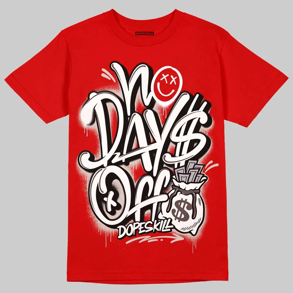 Samba OG White Better Scarlet DopeSkill T-Shirt No Days Off Graphic sold by DopeSkill product image thumbnail 3