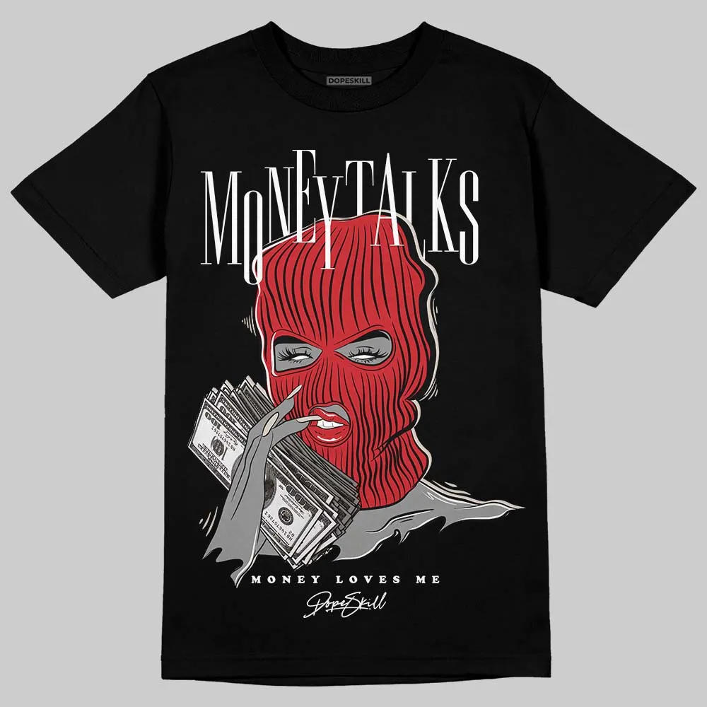 Samba OG White Better Scarlet DopeSkill T-Shirt Money Talks Graphic sold by DopeSkill product image thumbnail 2