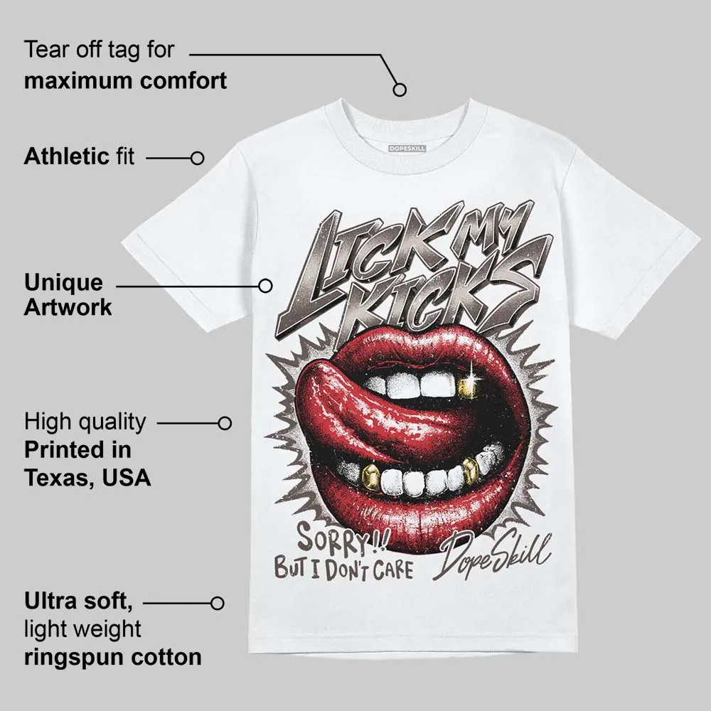 Samba OG White Better Scarlet DopeSkill T-Shirt Lick My Kicks Graphic sold by DopeSkill product image thumbnail 4