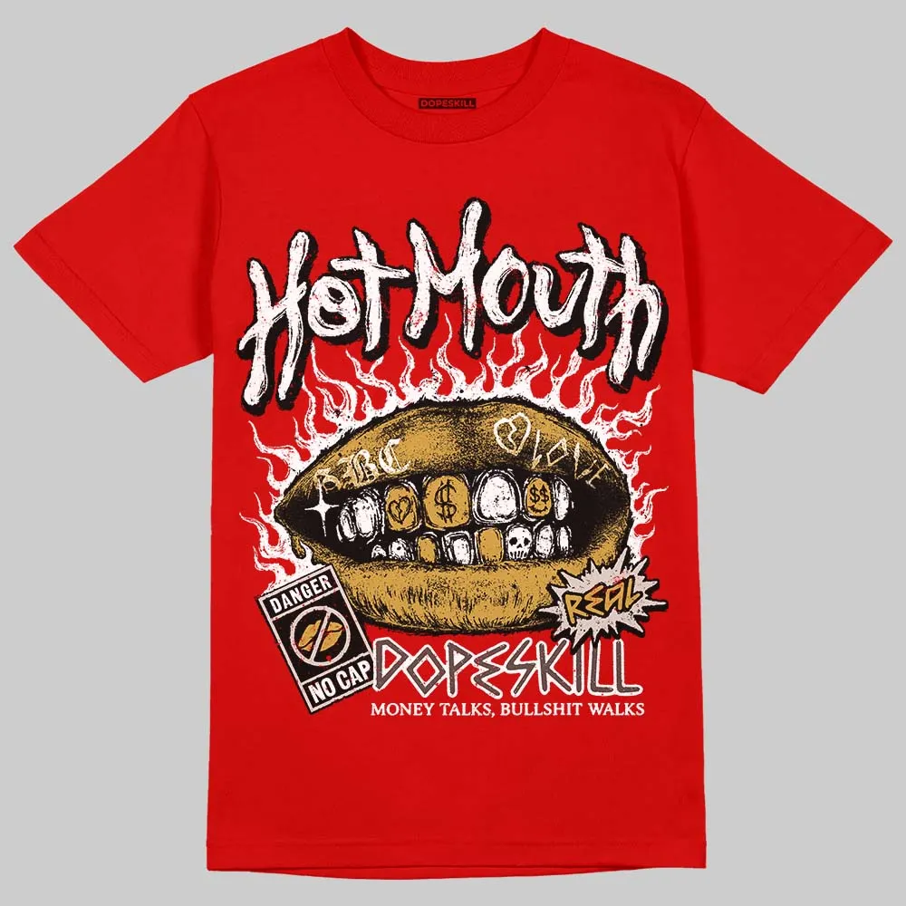 Samba OG White Better Scarlet DopeSkill T-Shirt Hot Mouth Graphic sold by DopeSkill product image thumbnail 3