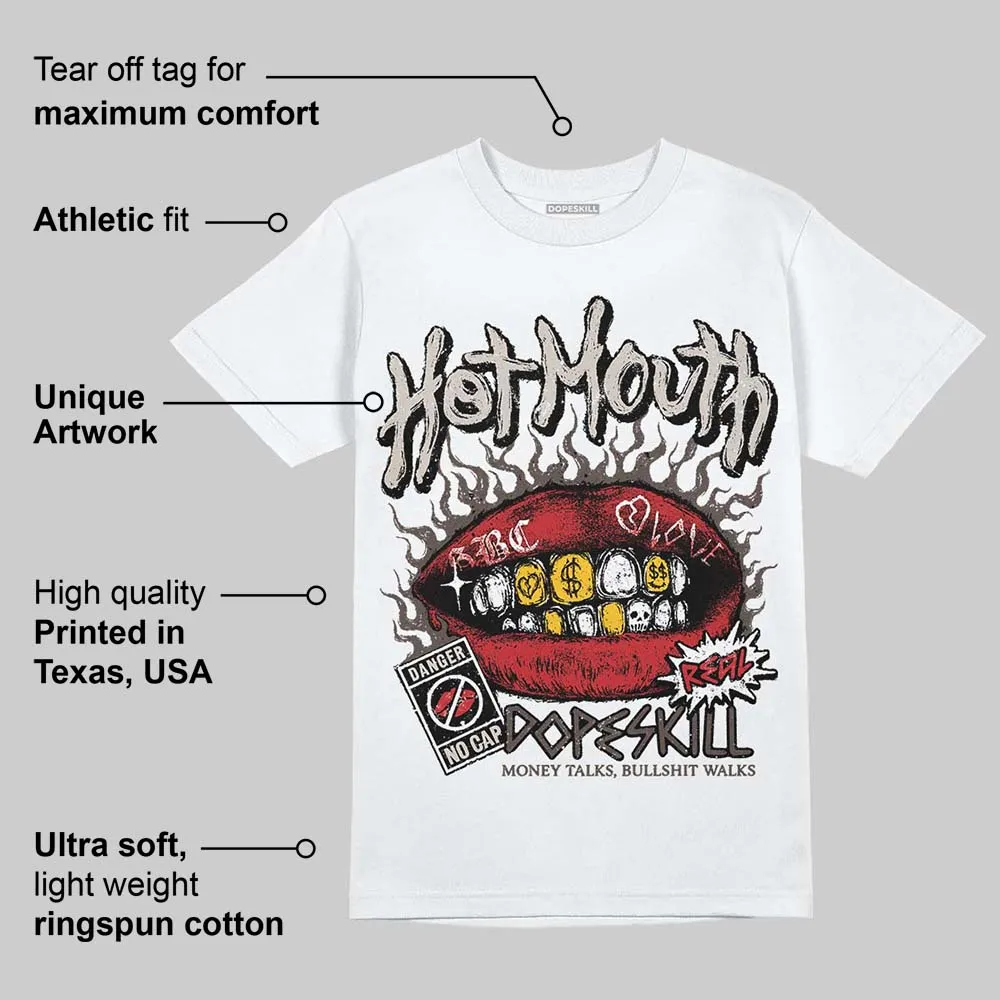 Samba OG White Better Scarlet DopeSkill T-Shirt Hot Mouth Graphic sold by DopeSkill product image thumbnail 4