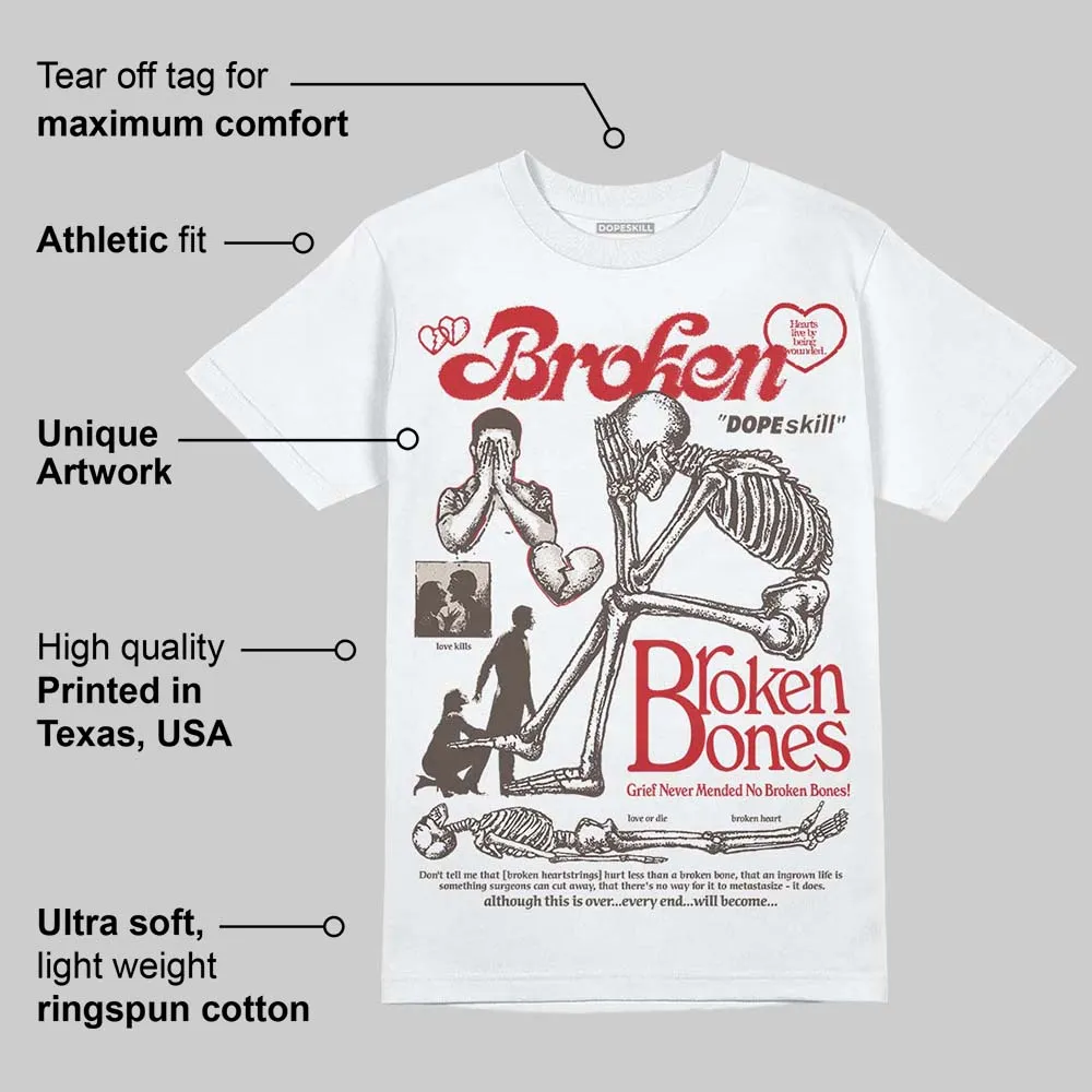 Samba OG White Better Scarlet DopeSkill T-Shirt Broken Bones Graphic sold by DopeSkill product image thumbnail 4