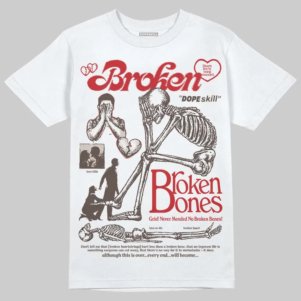 Samba OG White Better Scarlet DopeSkill T-Shirt Broken Bones Graphic sold by DopeSkill
