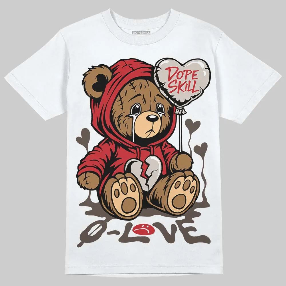 Samba OG White Better Scarlet DopeSkill T-Shirt Broken Bear Graphic sold by DopeSkill