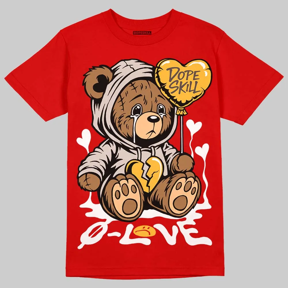 Samba OG White Better Scarlet DopeSkill T-Shirt Broken Bear Graphic sold by DopeSkill product image thumbnail 3