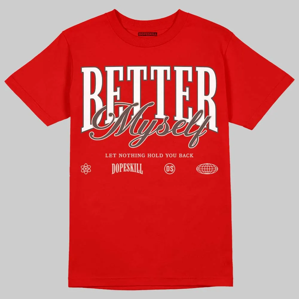 Samba OG White Better Scarlet DopeSkill T-Shirt Better Myself Graphic sold by DopeSkill product image thumbnail 3