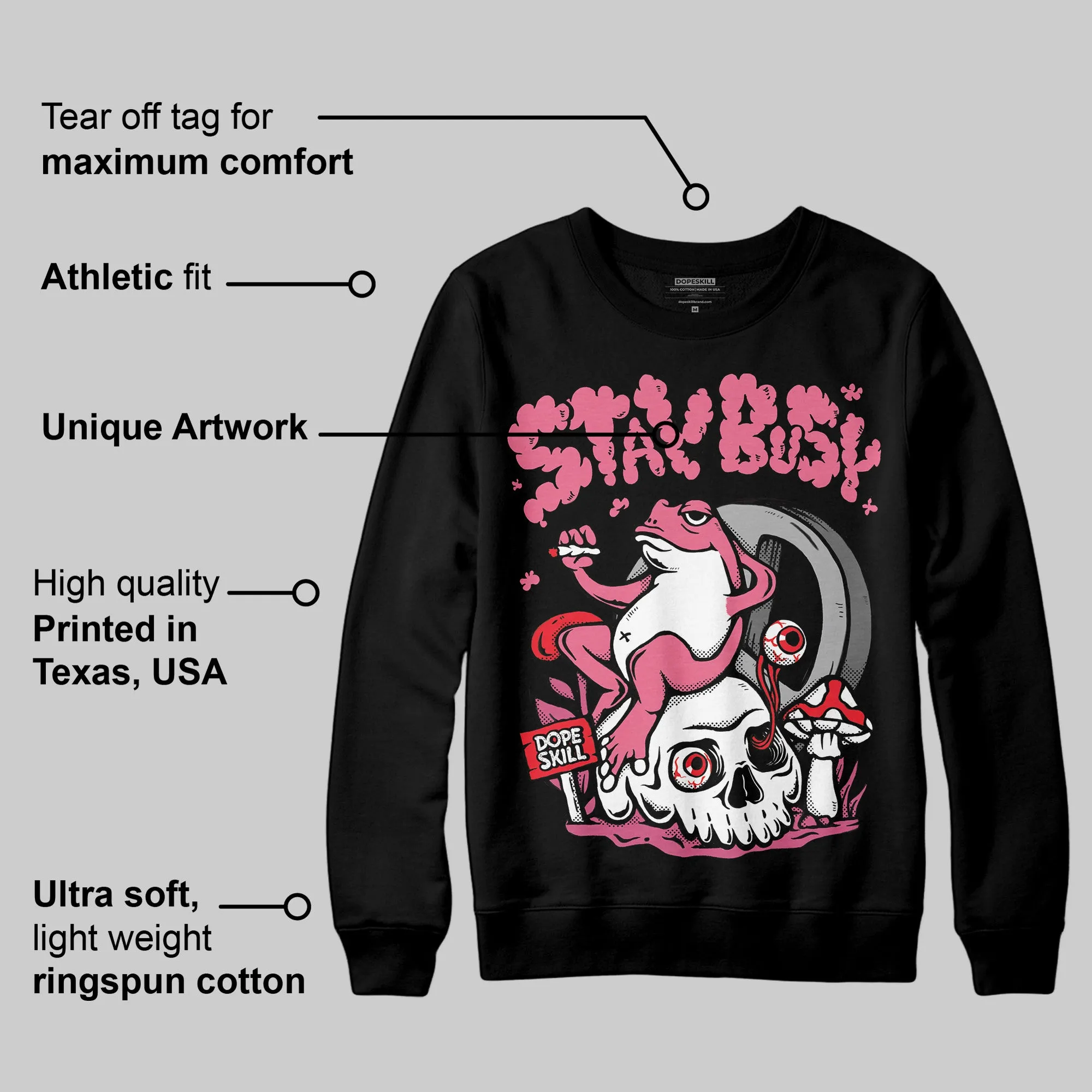 S - Serendipity Pro-X1 W DopeSkill Sweatshirt Stay Busy Graphic sold by DopeSkill product image thumbnail 3