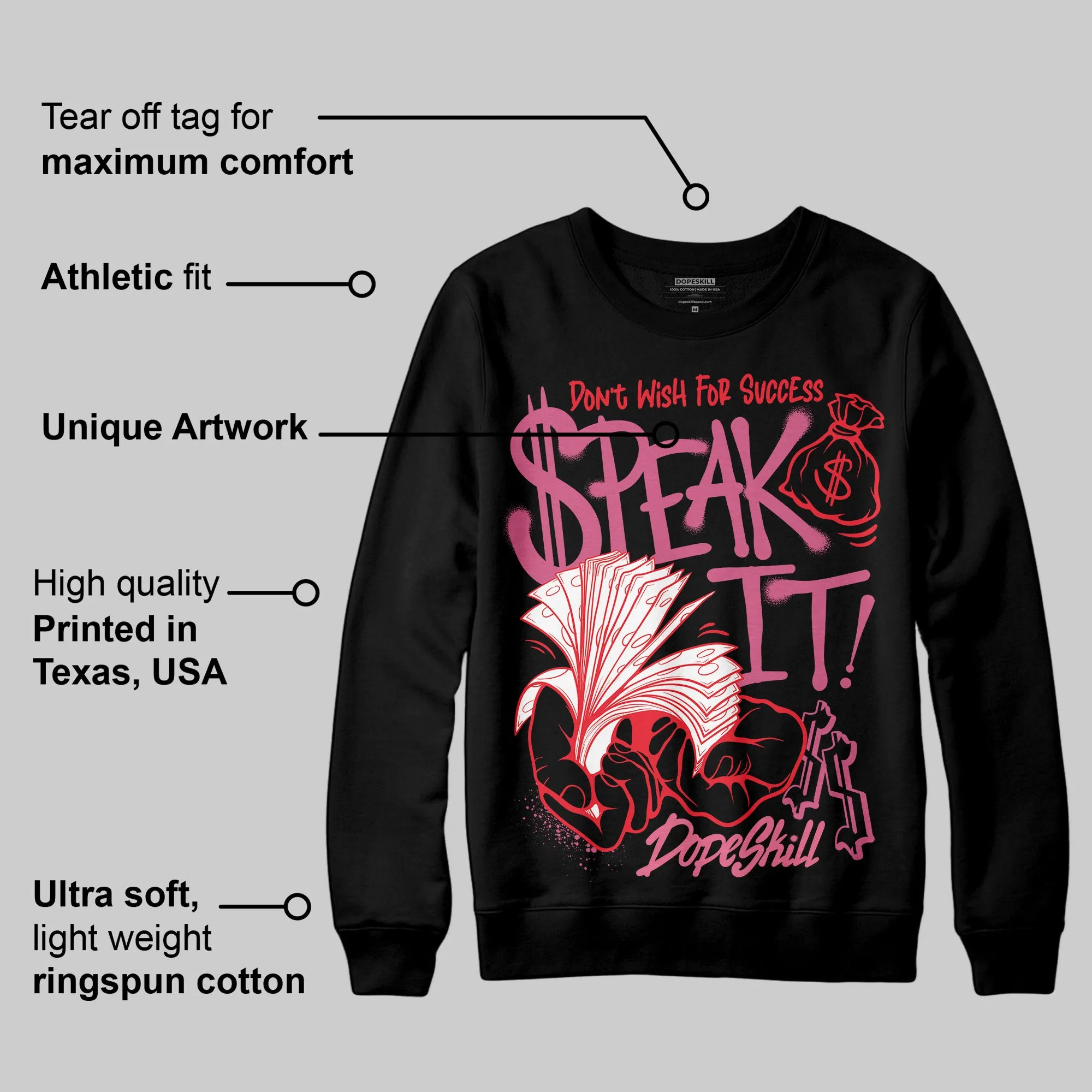 S - Serendipity Pro-X1 W DopeSkill Sweatshirt Speak It Graphic sold by DopeSkill product image thumbnail 3