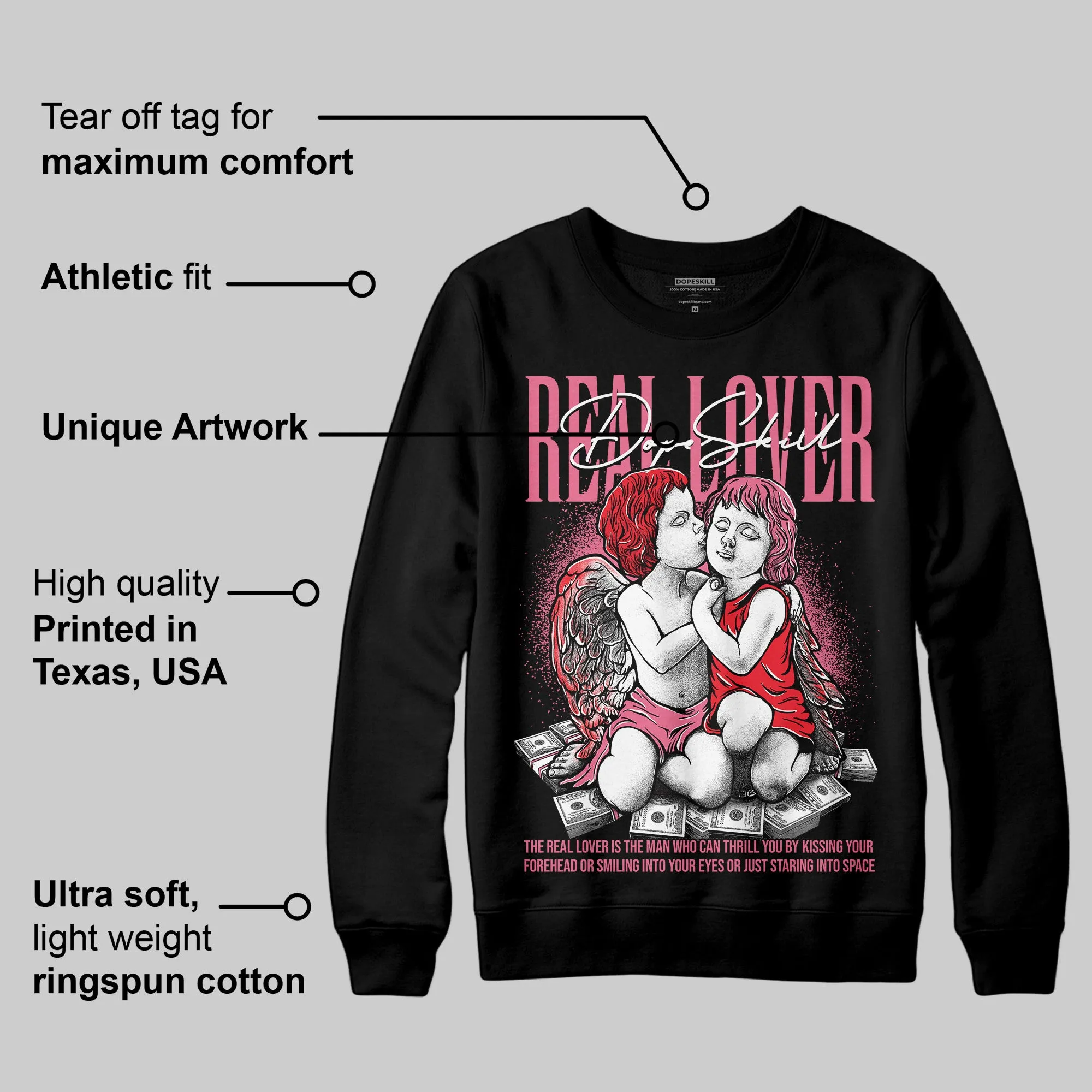 S - Serendipity Pro-X1 W DopeSkill Sweatshirt Real Lover Graphic sold by DopeSkill product image thumbnail 3