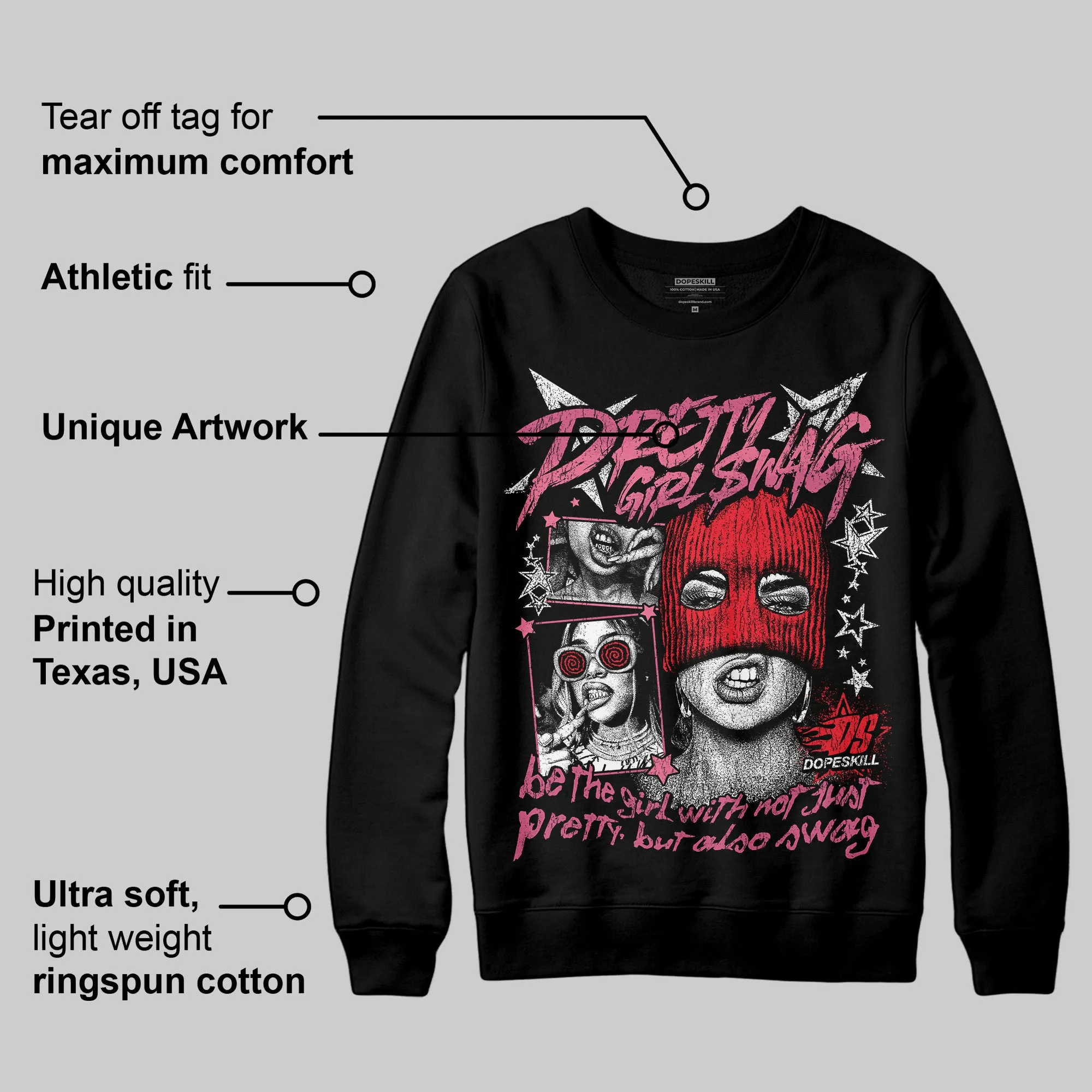S - Serendipity Pro-X1 W DopeSkill Sweatshirt Pretty Girl Swag Graphic sold by DopeSkill product image thumbnail 3