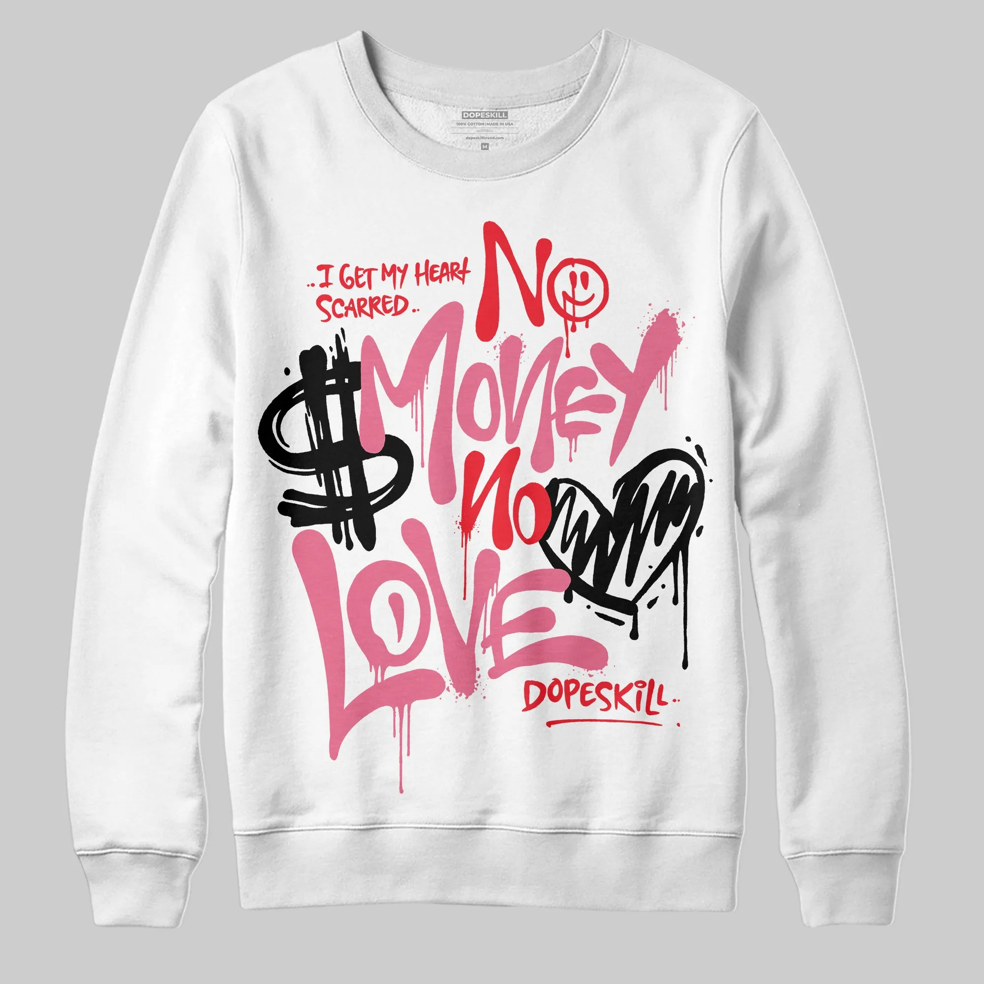 S - Serendipity Pro-X1 W DopeSkill Sweatshirt No Money No Love Typo Graphic sold by DopeSkill product image thumbnail 2