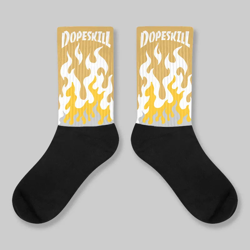 Phantom 12s DopeSkill Sublimated Sock FIRE Graphic sold by DopeSkill