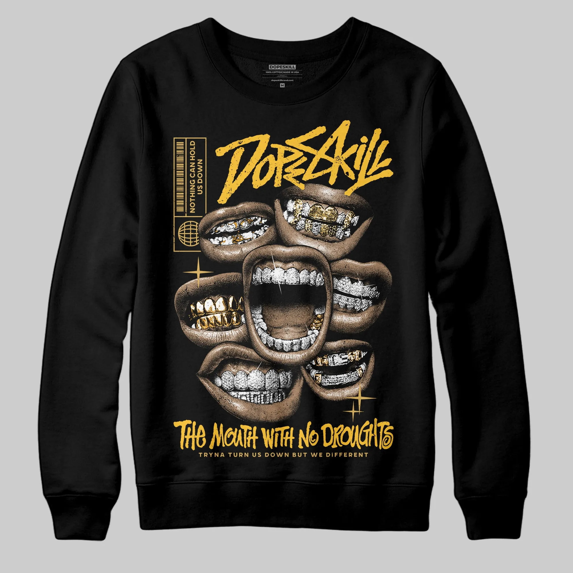 Phantom 12s DopeSkill Sweatshirt The Mouth With No Droughts Graphic sold by DopeSkill