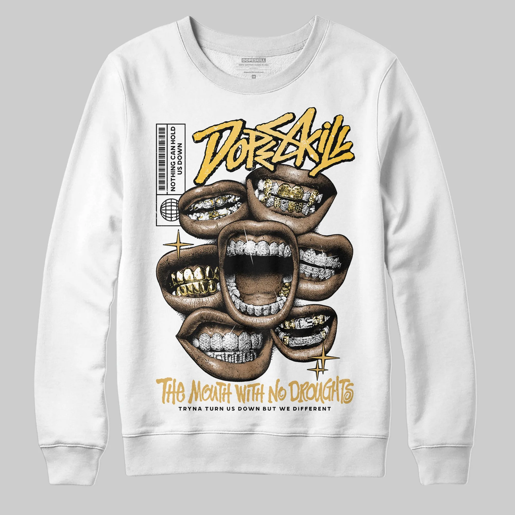 Phantom 12s DopeSkill Sweatshirt The Mouth With No Droughts Graphic sold by DopeSkill product image thumbnail 2