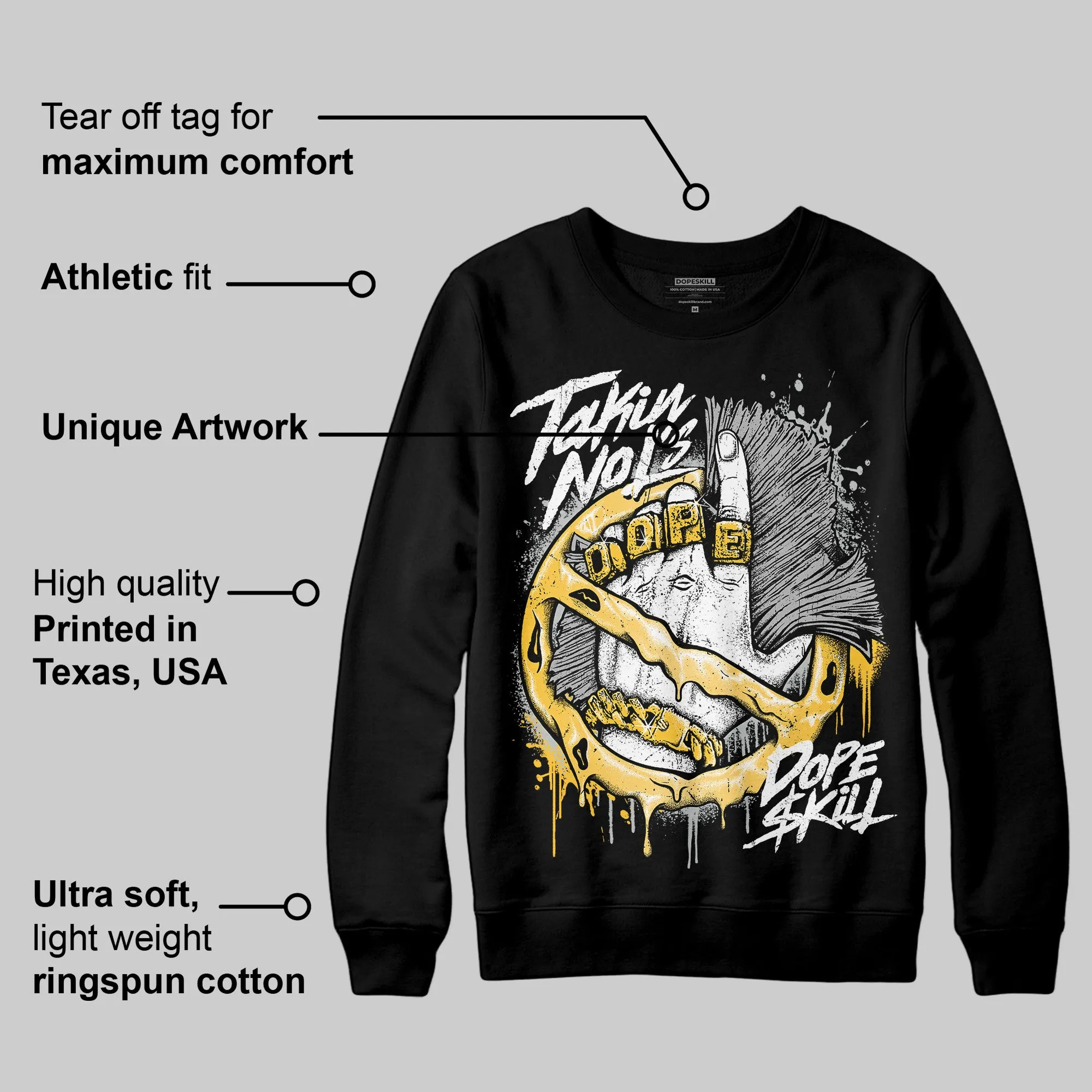 Phantom 12s DopeSkill Sweatshirt Takin No L's Graphic sold by DopeSkill product image thumbnail 3