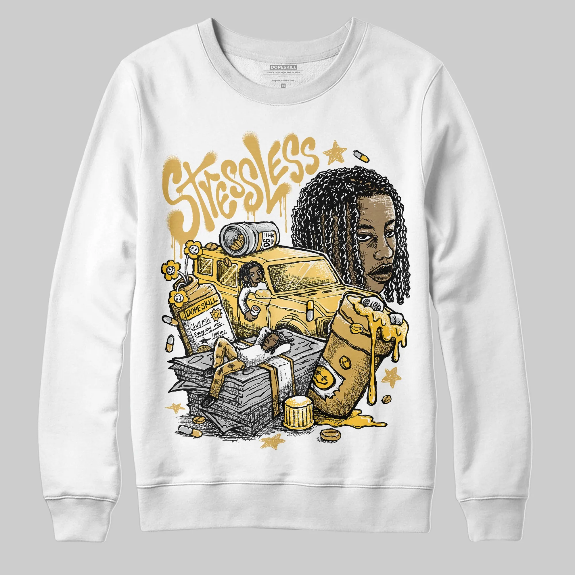 Phantom 12s DopeSkill Sweatshirt Stressless Graphic sold by DopeSkill product image thumbnail 2