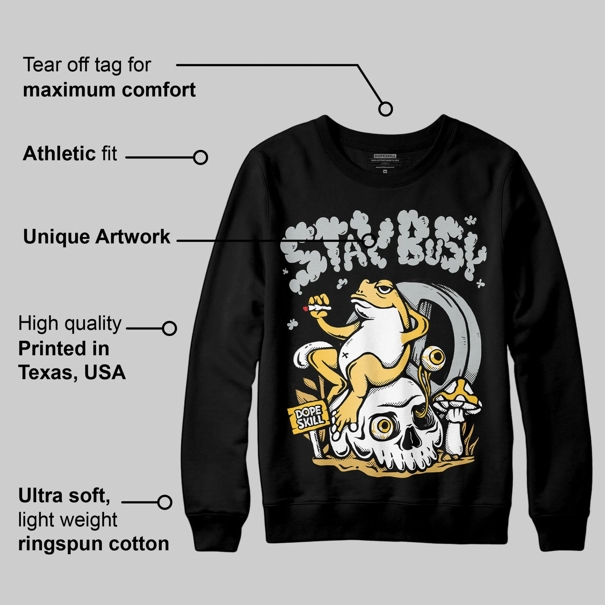 Phantom 12s DopeSkill Sweatshirt Stay Busy Graphic sold by DopeSkill product image thumbnail 3