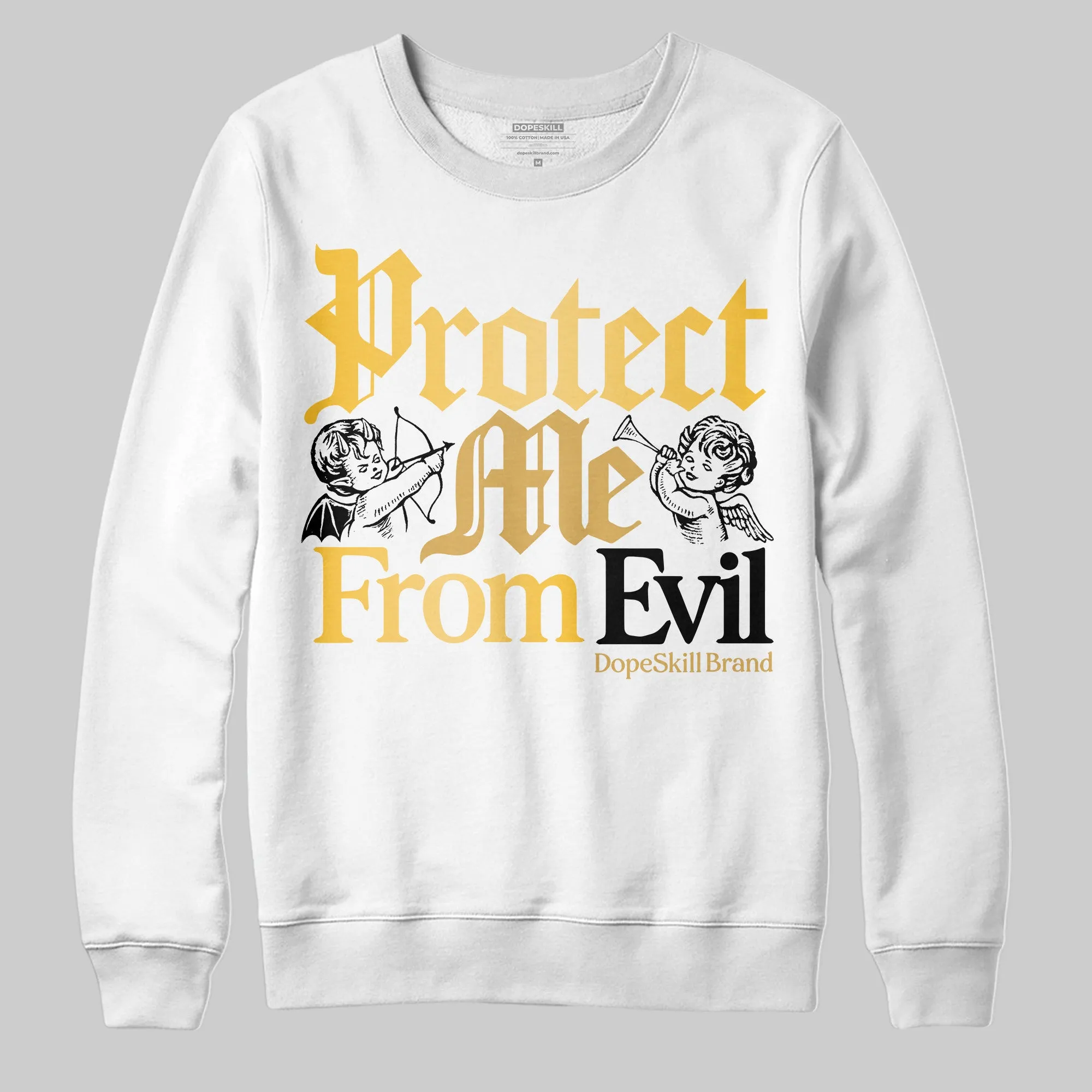 Phantom 12s DopeSkill Sweatshirt Protect Me From Evil Graphic sold by DopeSkill product image thumbnail 2