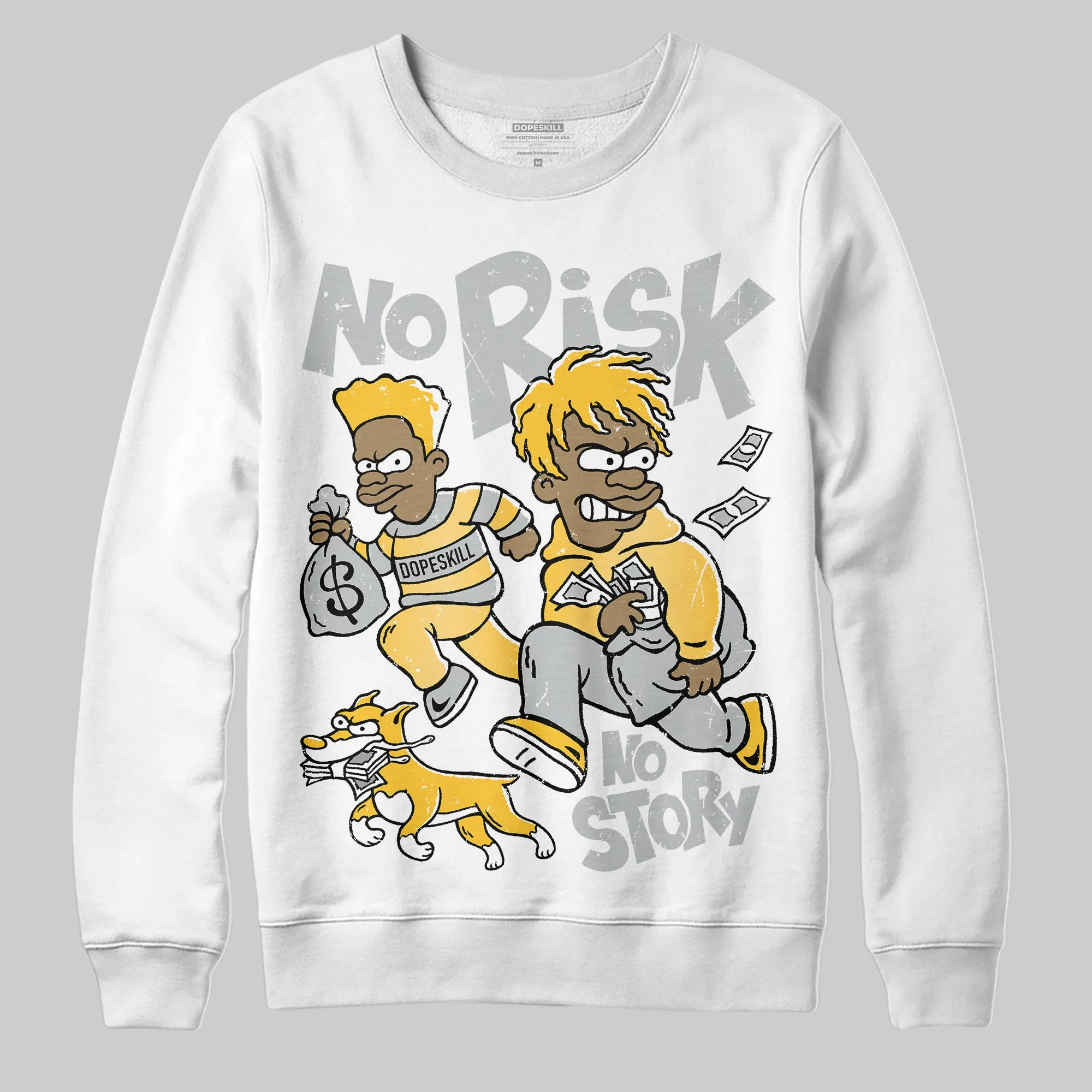 Phantom 12s DopeSkill Sweatshirt No Risk No Story Graphic sold by DopeSkill product image thumbnail 2
