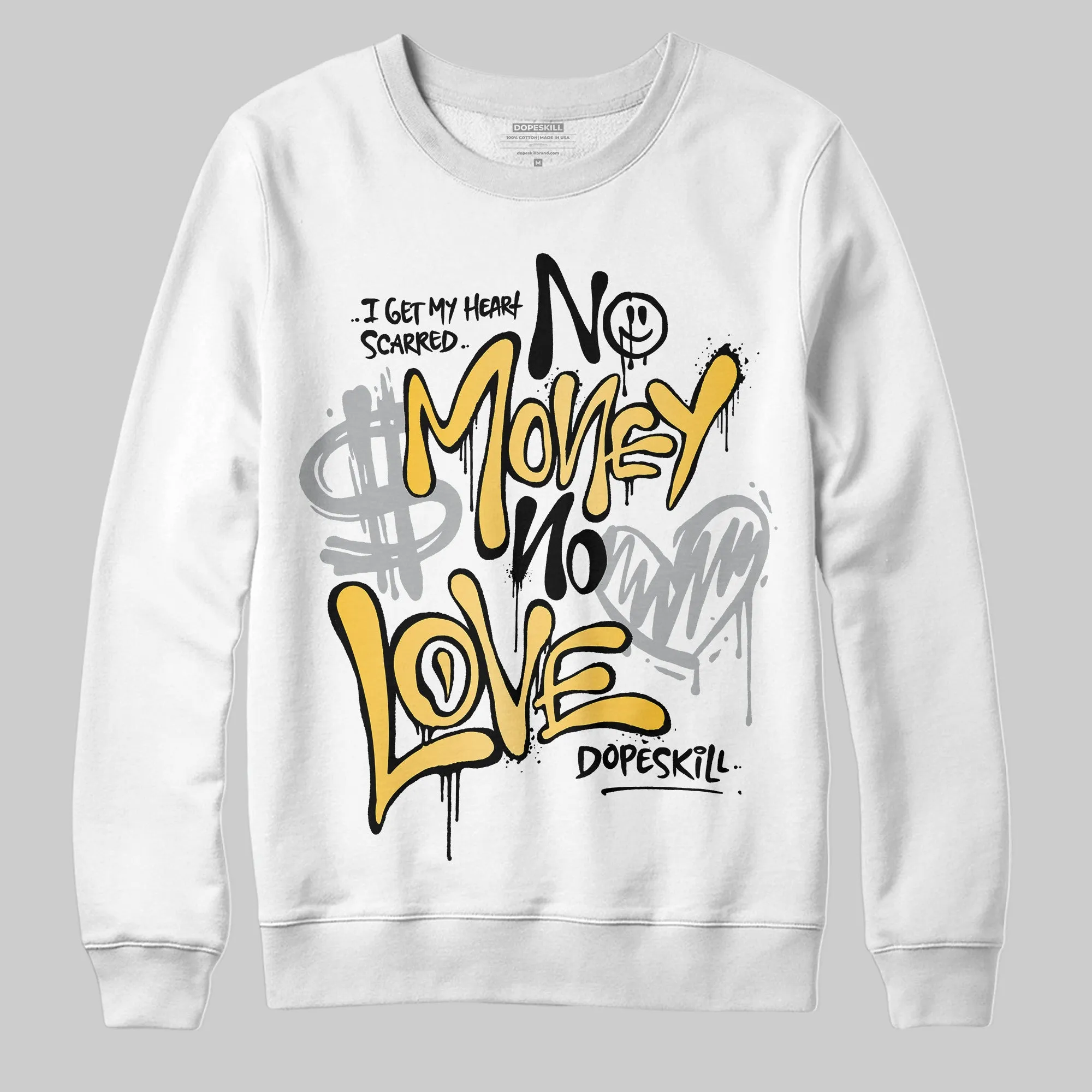 Phantom 12s DopeSkill Sweatshirt No Money No Love Typo Graphic sold by DopeSkill product image thumbnail 2