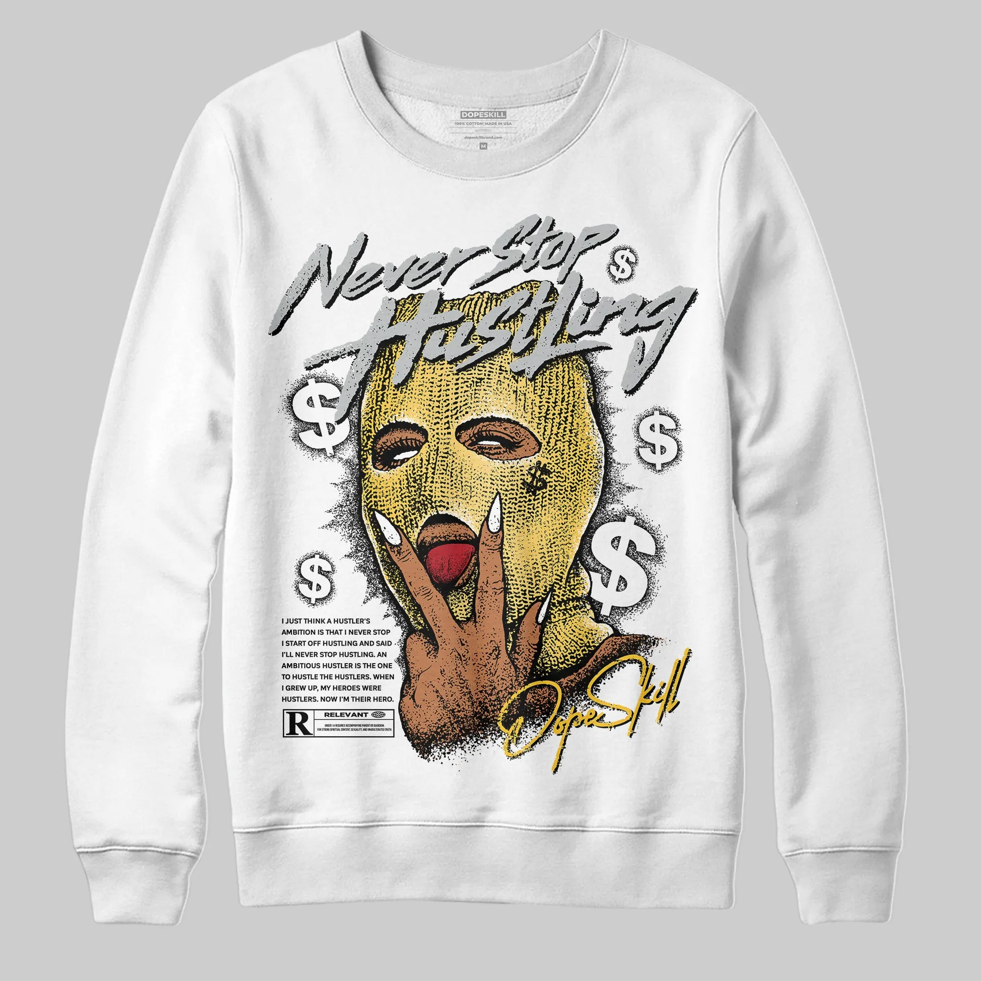 Phantom 12s DopeSkill Sweatshirt Never Stop Hustling Graphic sold by DopeSkill product image thumbnail 2
