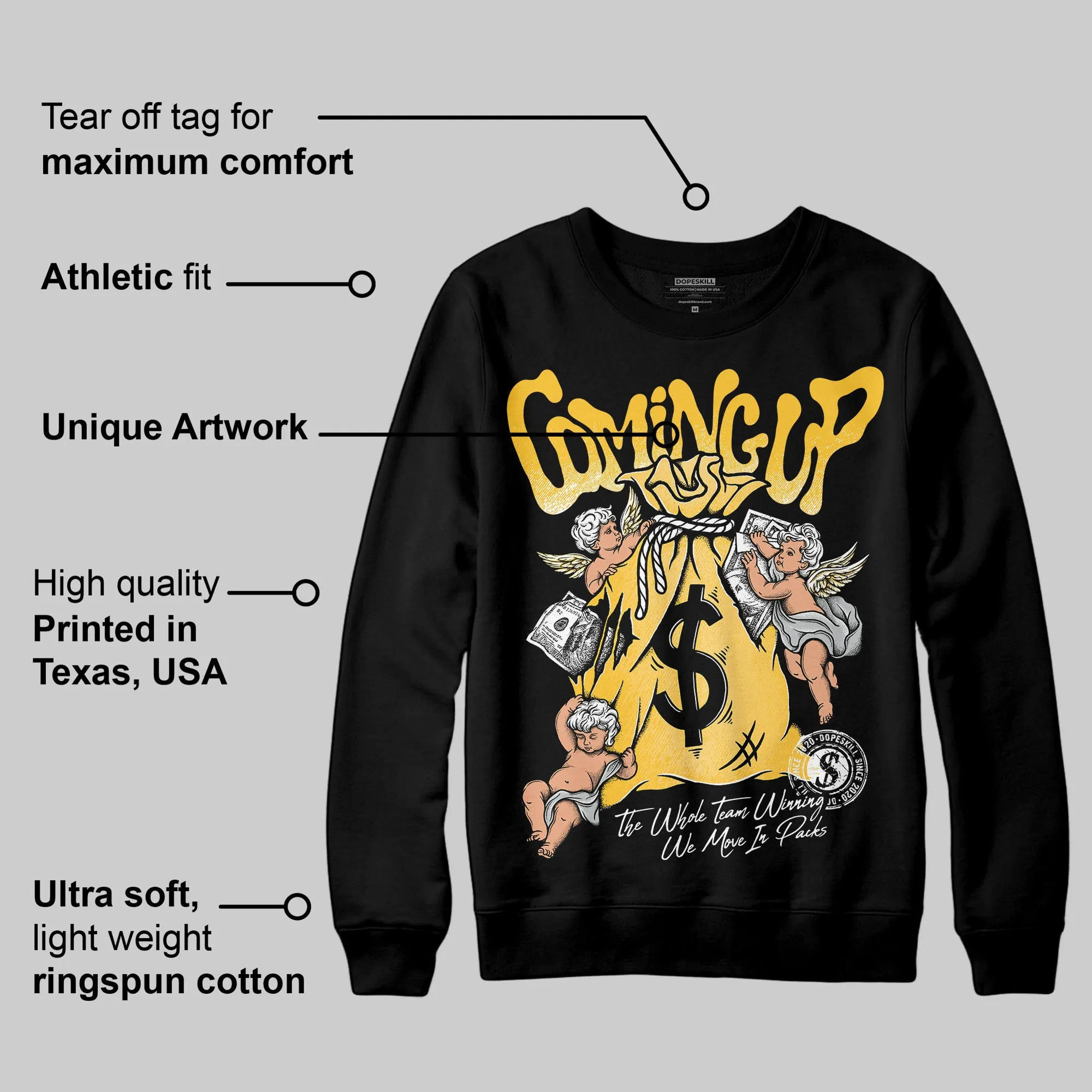 Phantom 12s DopeSkill Sweatshirt Money Bag Coming Up Graphic sold by DopeSkill product image thumbnail 3