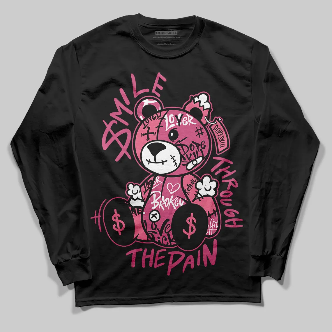S - Serendipity Pro-X1 W DopeSkill Long Sleeve T-Shirt Smile Through The Pain Graphic sold by DopeSkill