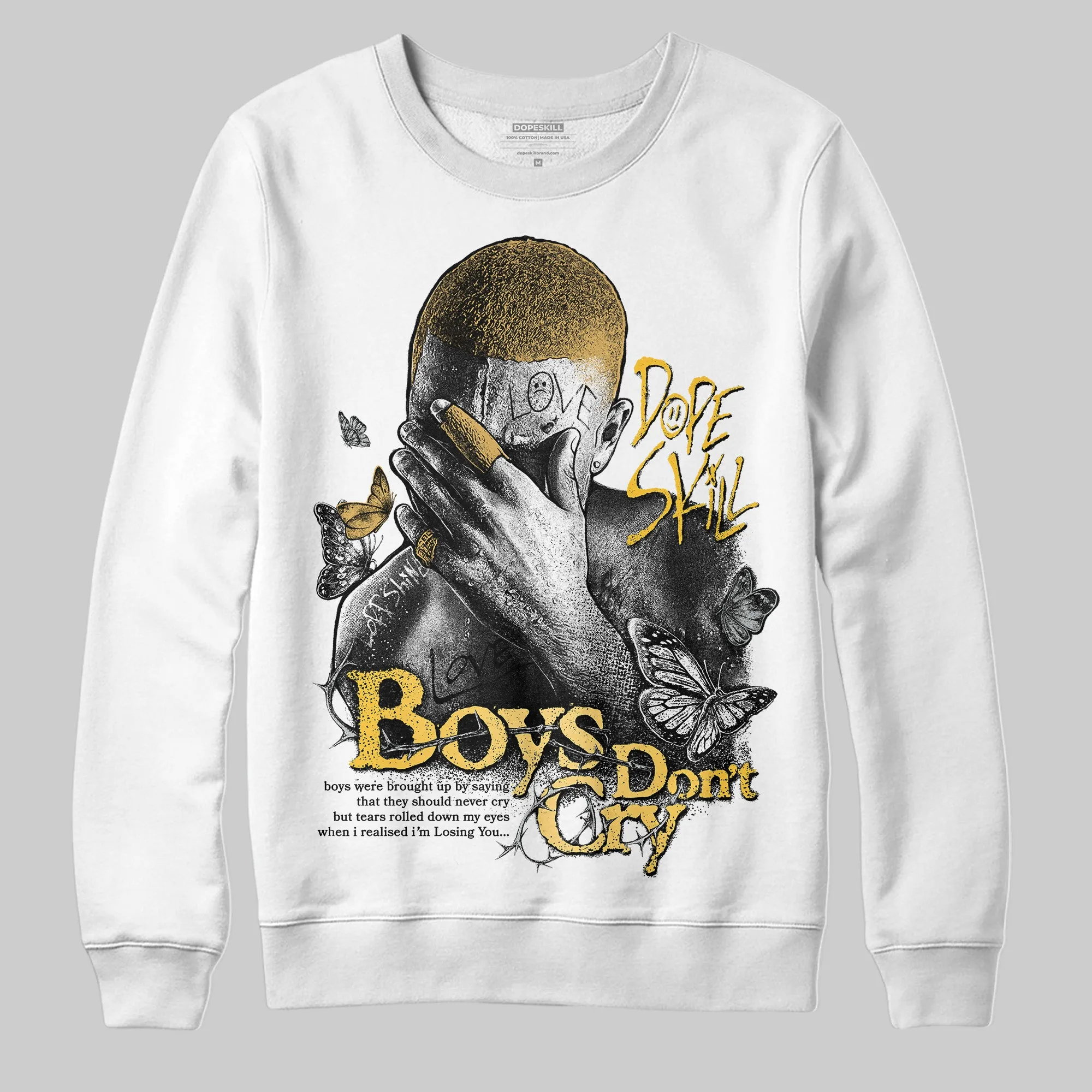 Phantom 12s DopeSkill Sweatshirt Boys Don't Cry Graphic sold by DopeSkill product image thumbnail 2