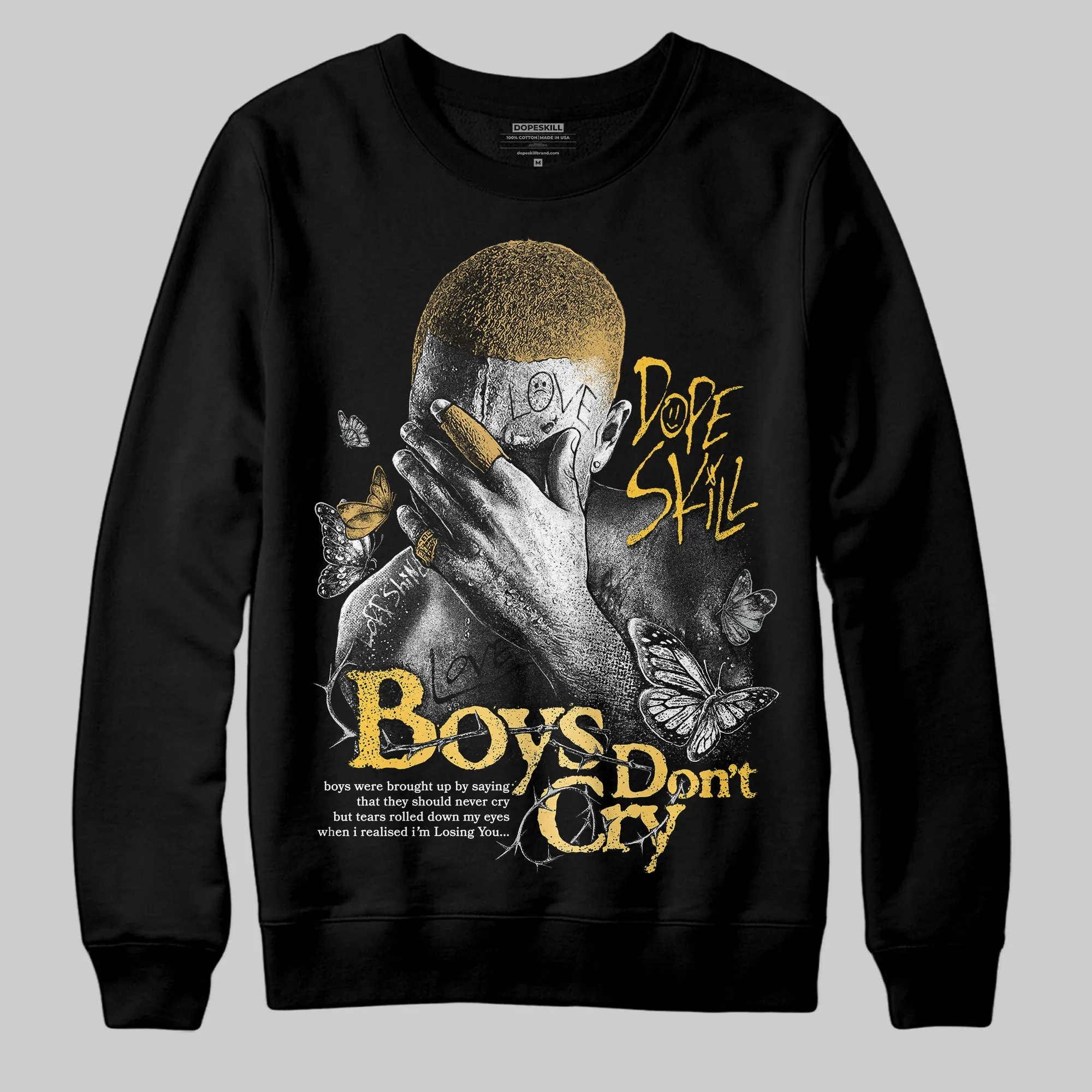 Phantom 12s DopeSkill Sweatshirt Boys Don't Cry Graphic sold by DopeSkill