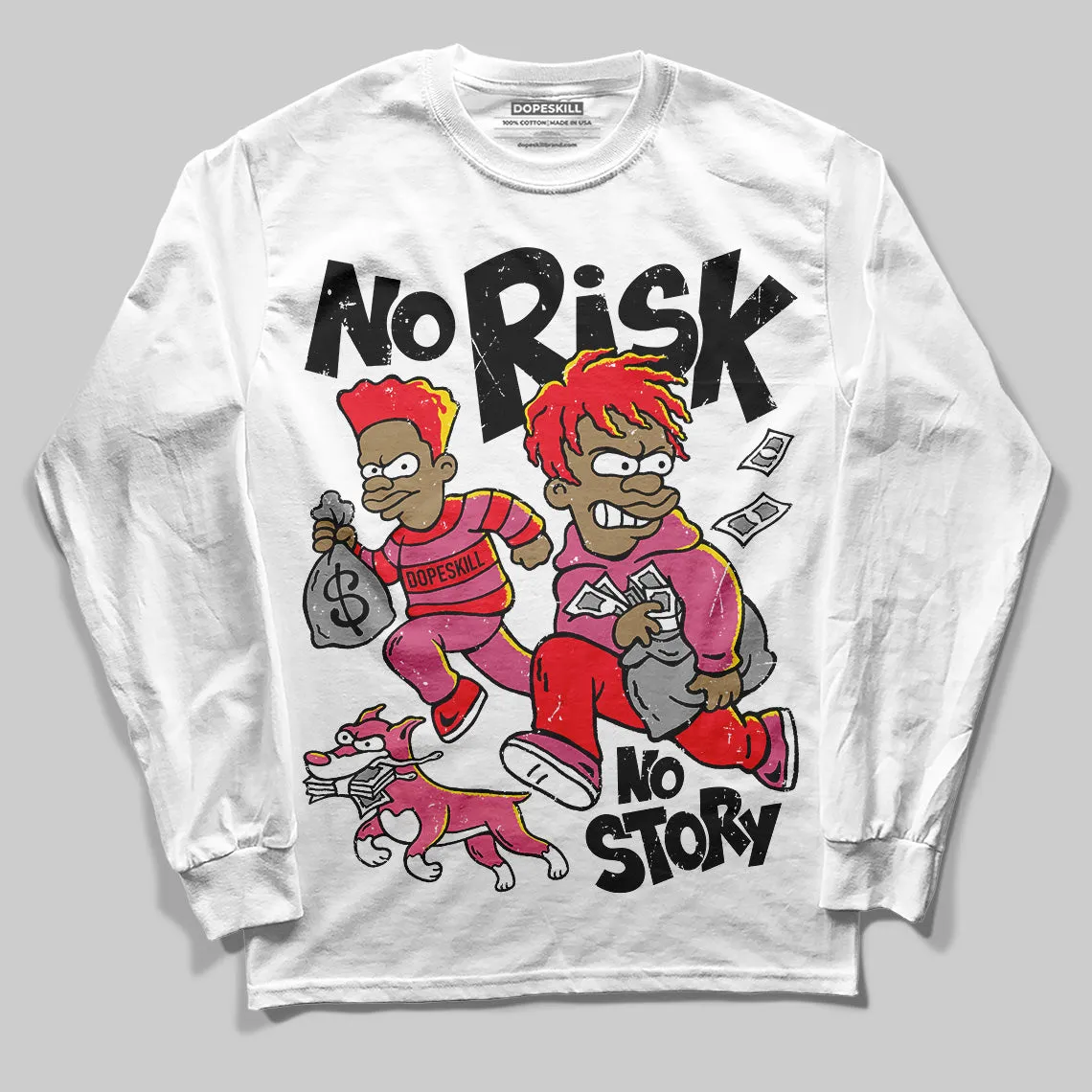 S - Serendipity Pro-X1 W DopeSkill Long Sleeve T-Shirt No Risk No Story Graphic sold by DopeSkill product image thumbnail 2