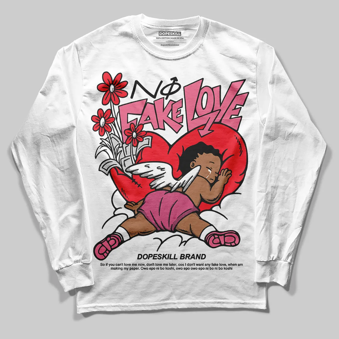 S - Serendipity Pro-X1 W DopeSkill Long Sleeve T-Shirt No Fake Love Graphic sold by DopeSkill product image thumbnail 2