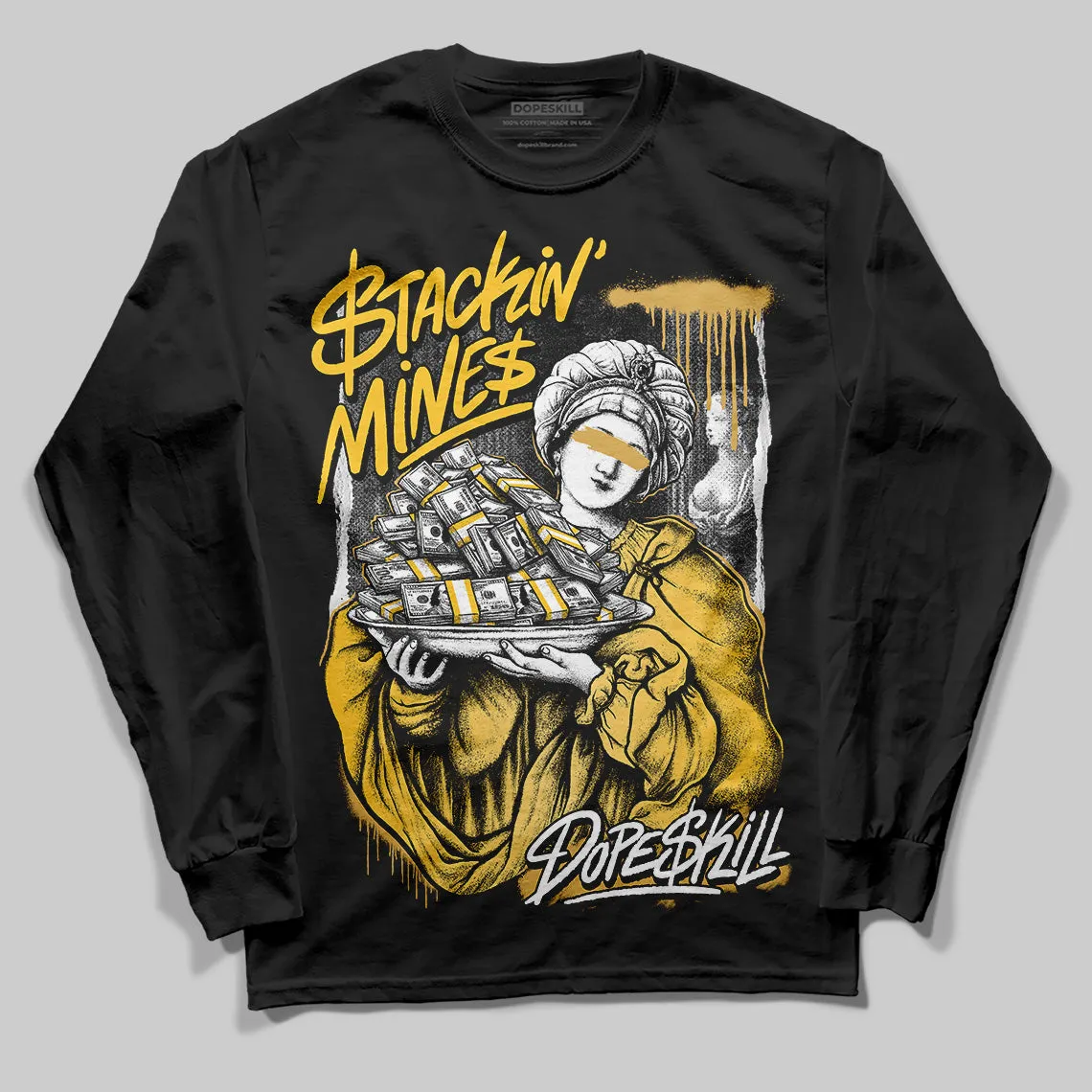 Phantom 12s DopeSkill Long Sleeve T-Shirt Stackin Mines Graphic sold by DopeSkill