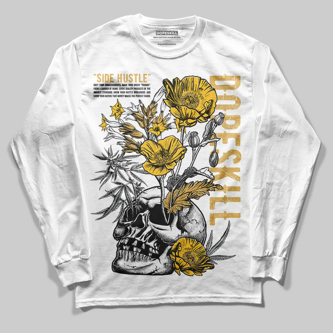 Phantom 12s DopeSkill Long Sleeve T-Shirt Side Hustle Graphic sold by DopeSkill product image thumbnail 2