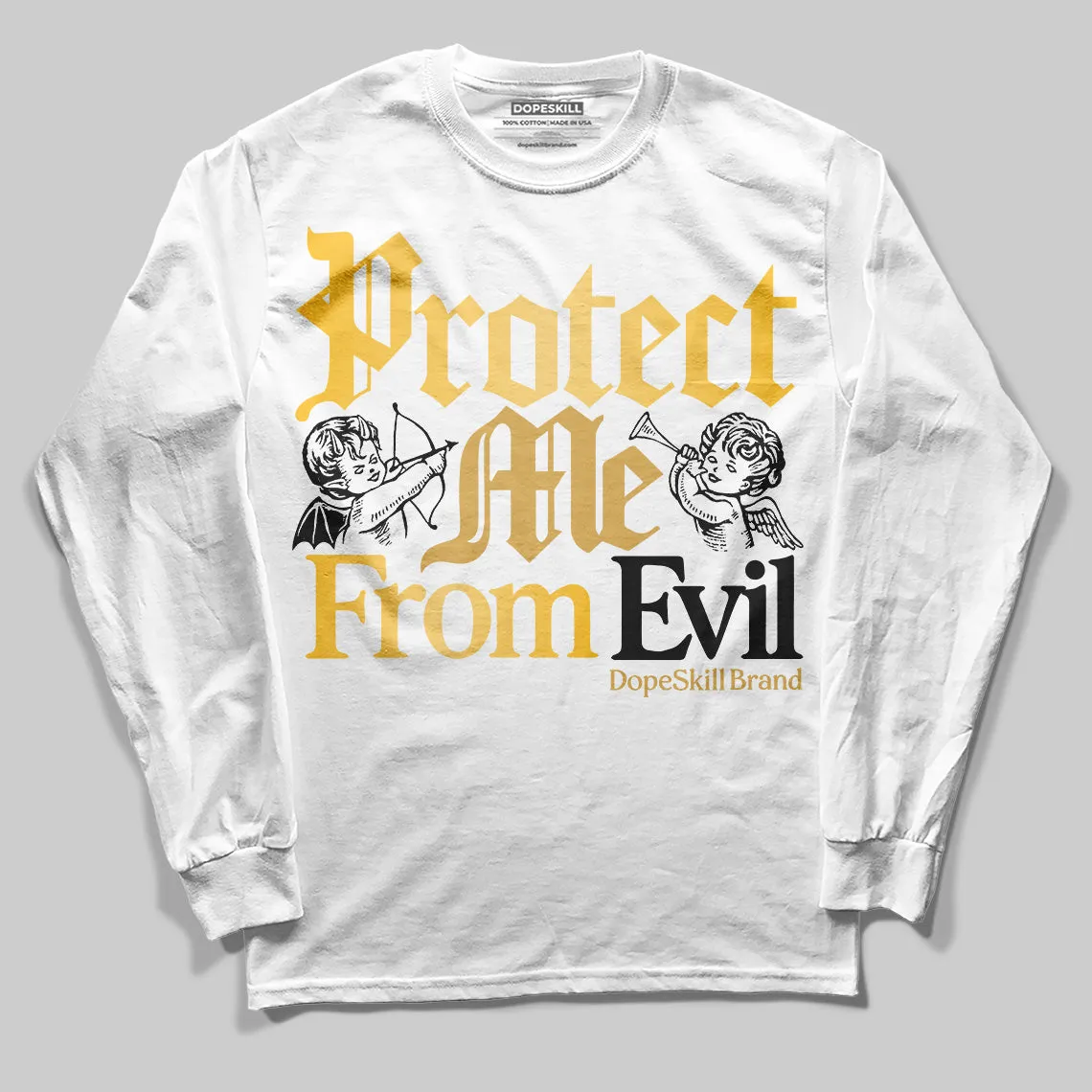 Phantom 12s DopeSkill Long Sleeve T-Shirt Protect Me From Evil Graphic sold by DopeSkill product image thumbnail 2