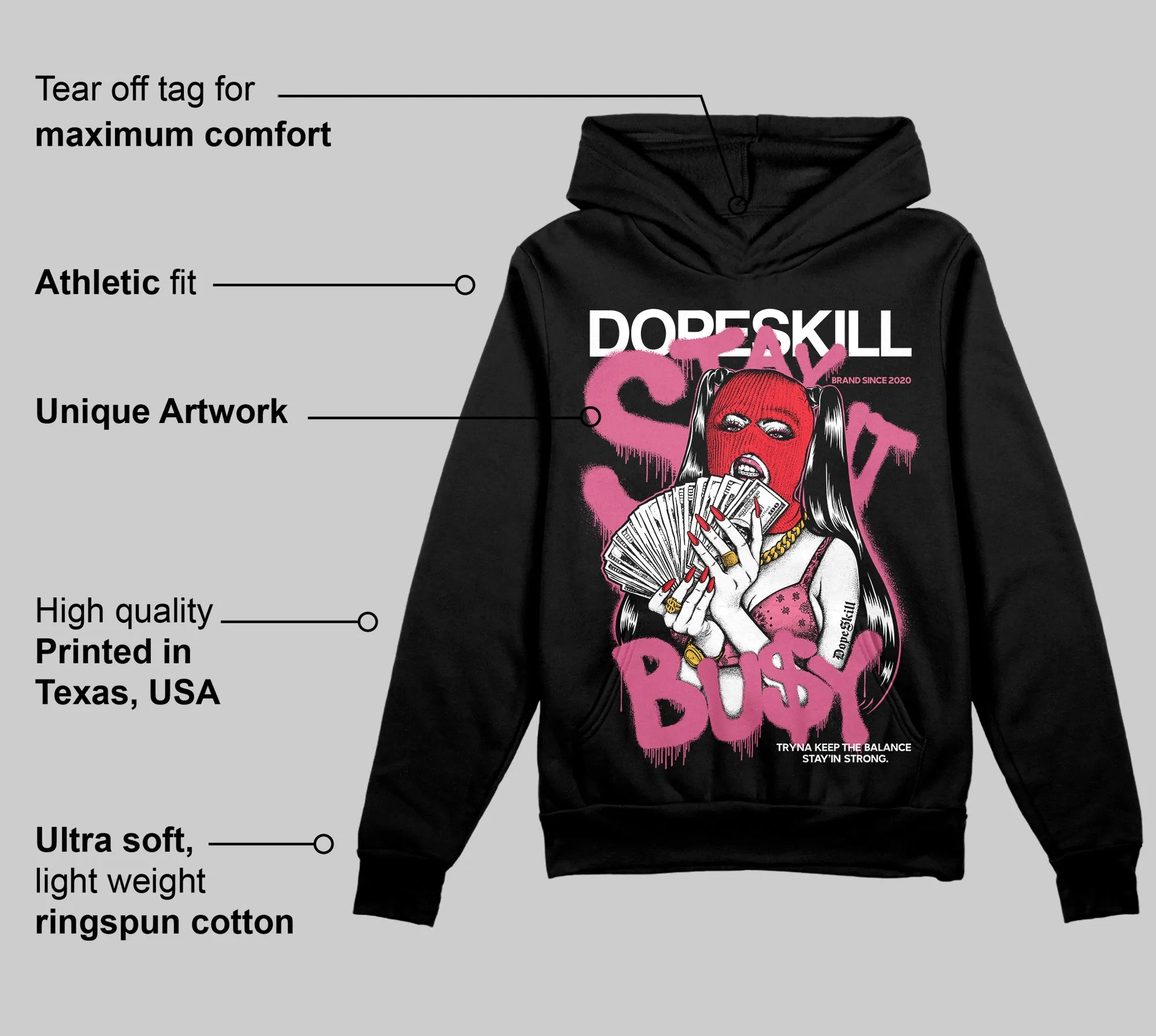 S - Serendipity Pro-X1 W DopeSkill Hoodie Sweatshirt Stay It Busy Graphic sold by DopeSkill product image thumbnail 3